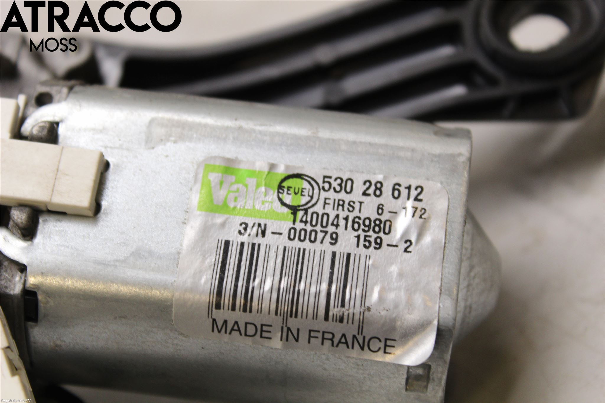 Fiat SCUDO 07-16 Torkarmotor Baklucka