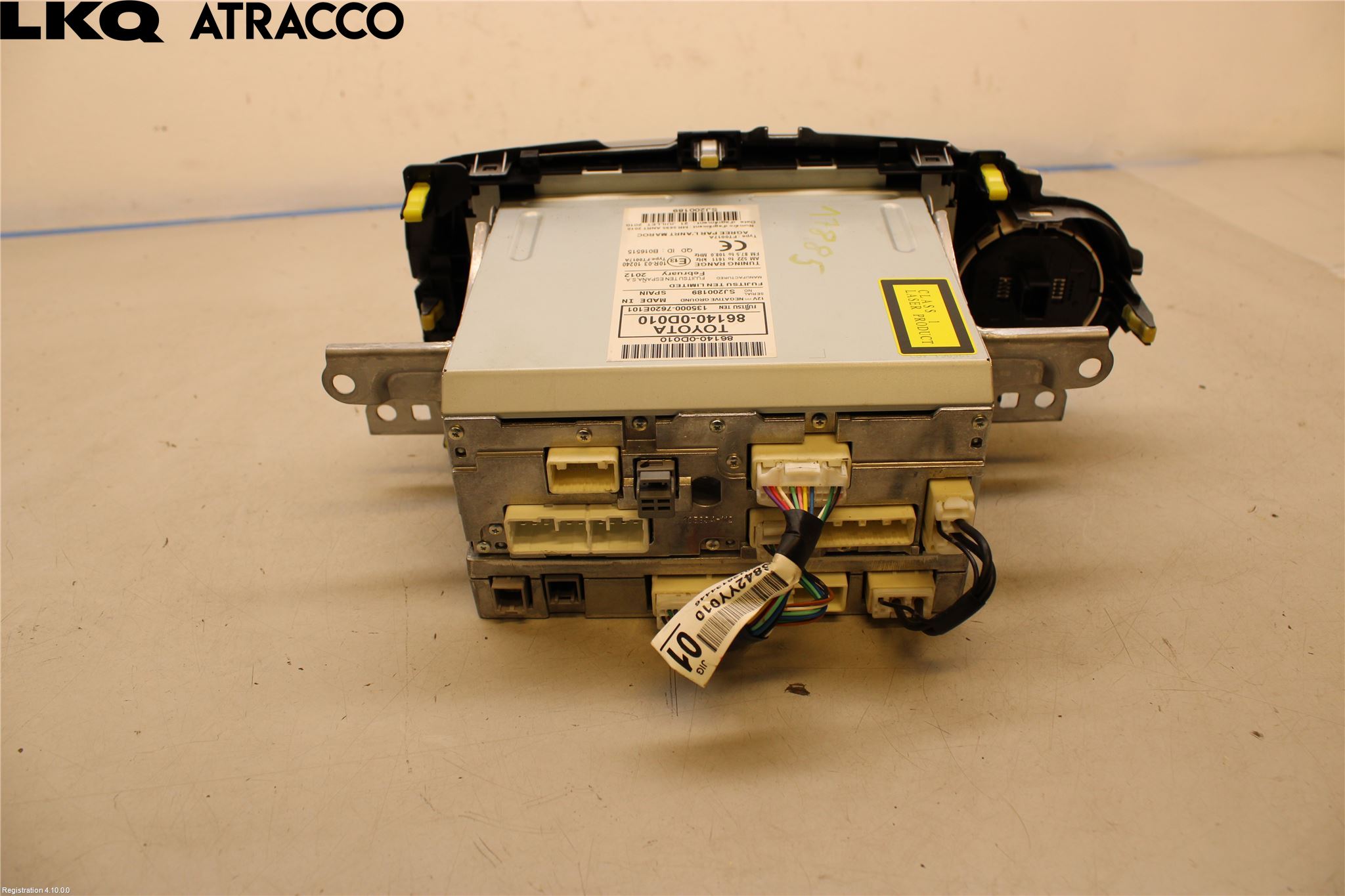 Toyota YARIS XP130 12-14 Multifunktionsdisplay
