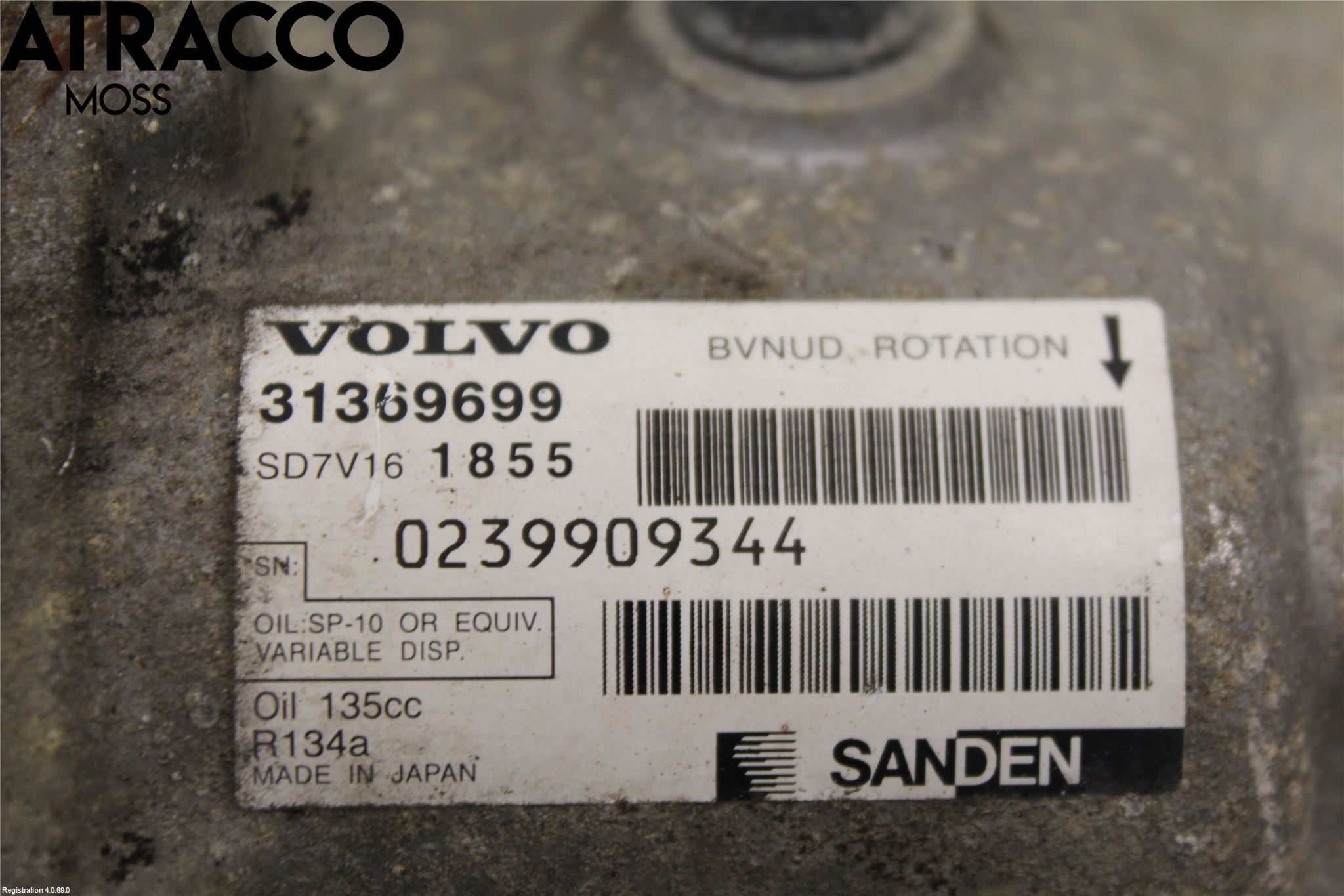 Volvo V60 14-18 Ac Kompressor