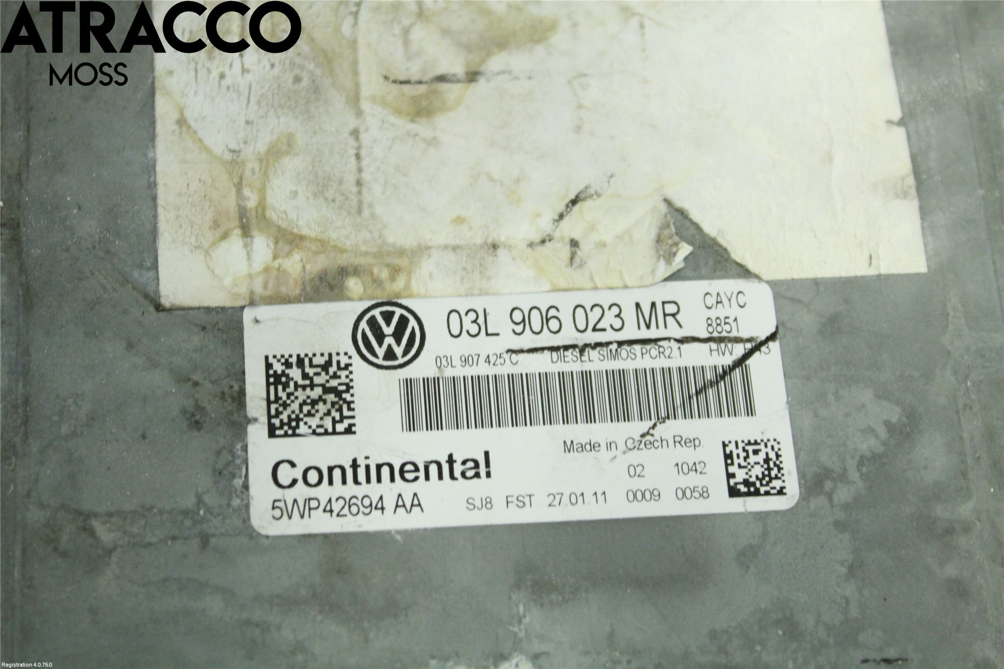 Volkswagen VW GOLF VI 09-13 Styrenhet Inspump Diesel