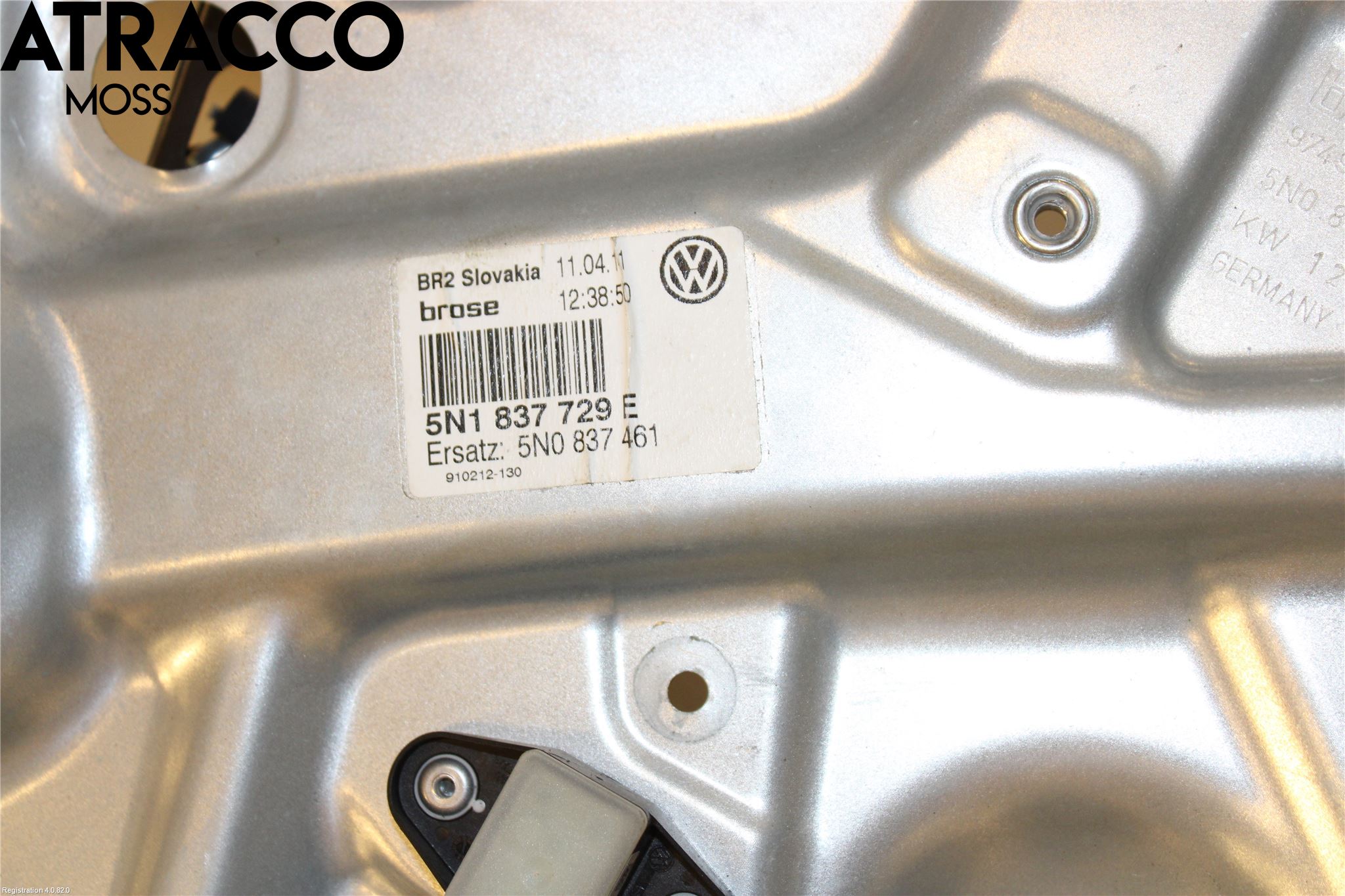 Volkswagen VW TIGUAN 07-16 Fönsterhissmekanism
