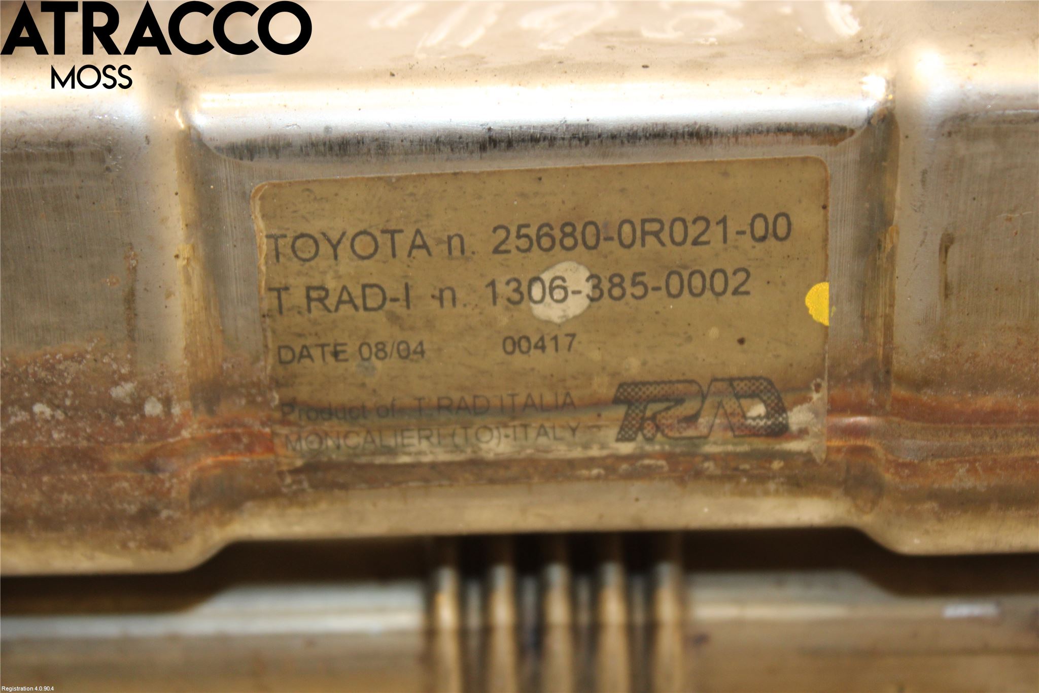 Toyota AVENSIS 07-08 Avgaskylare