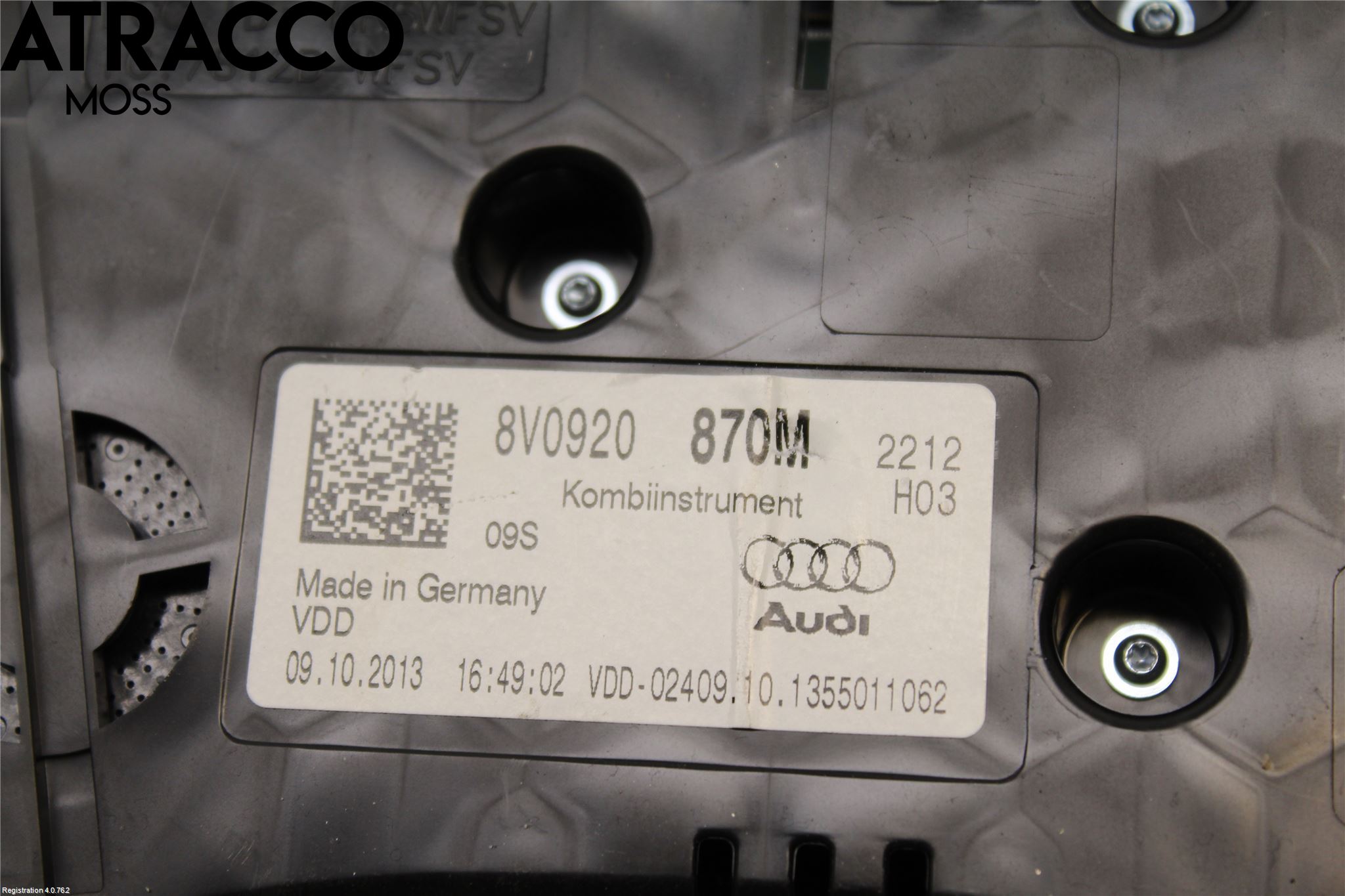 Audi A3/S3 8V 13-20 Instrument Komb