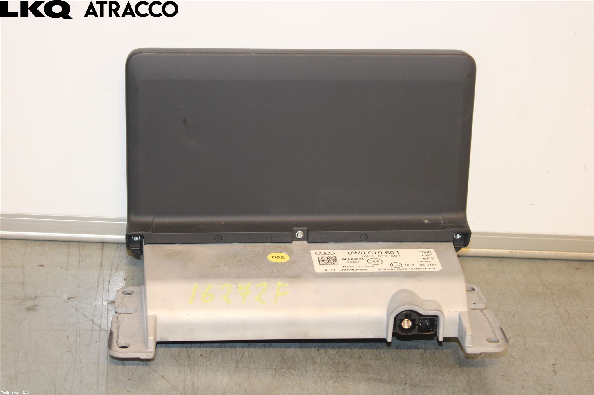 Audi A4/S4 B9 16-19 Multifunktionsdisplay