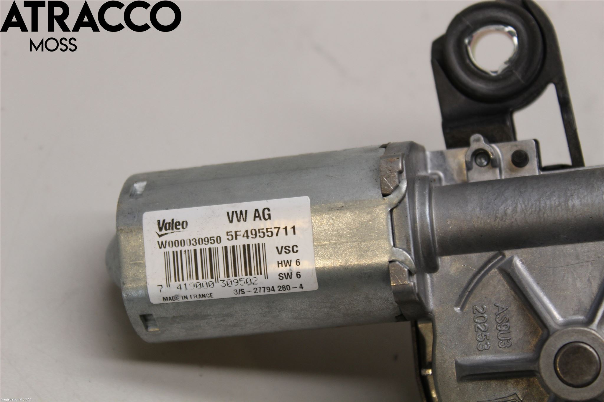 Skoda OCTAVIA (5E) 13-20 Torkarmotor Baklucka