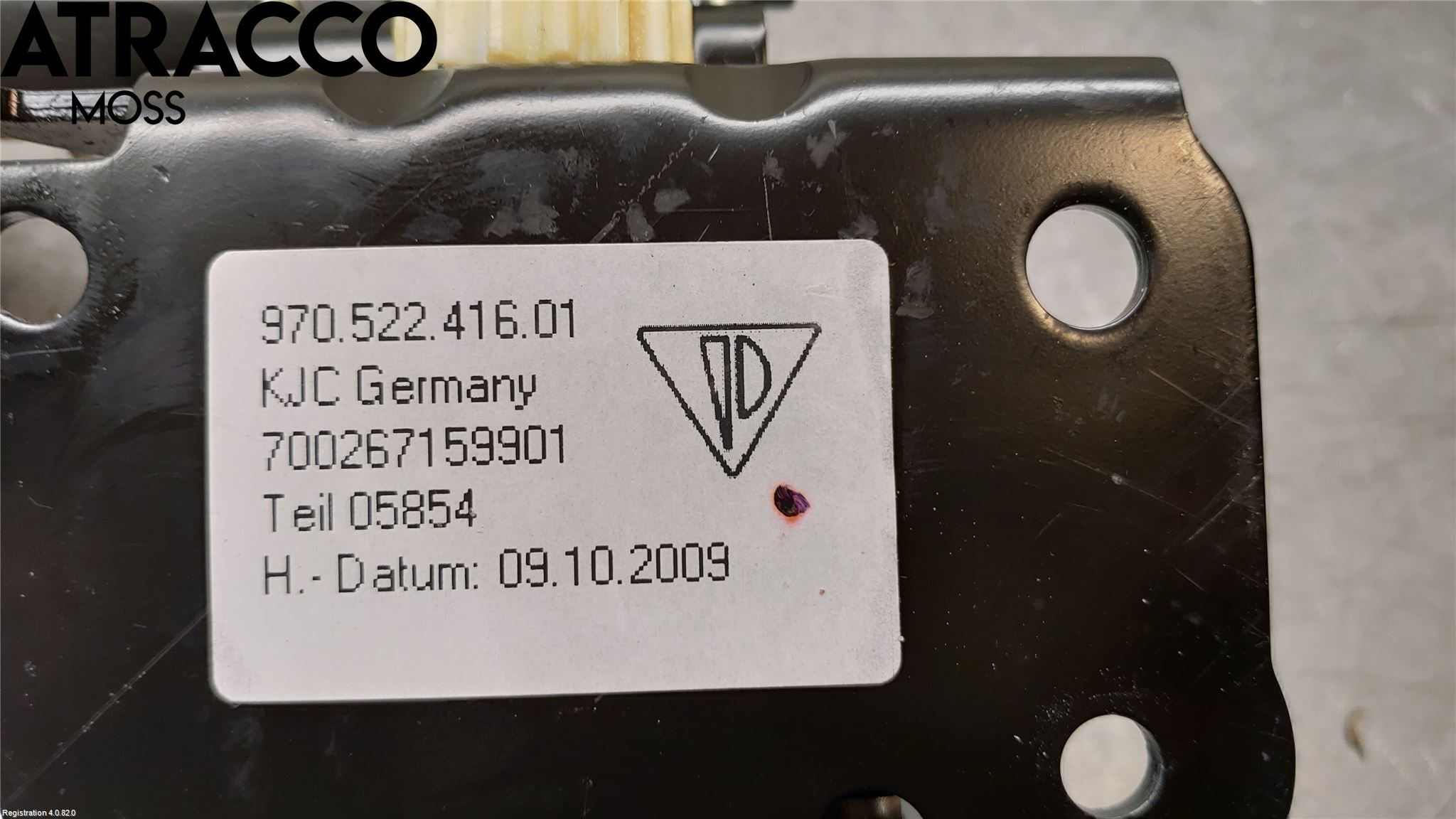 Porsche PANAMERA 09- Inredstol Reglermotor Ba