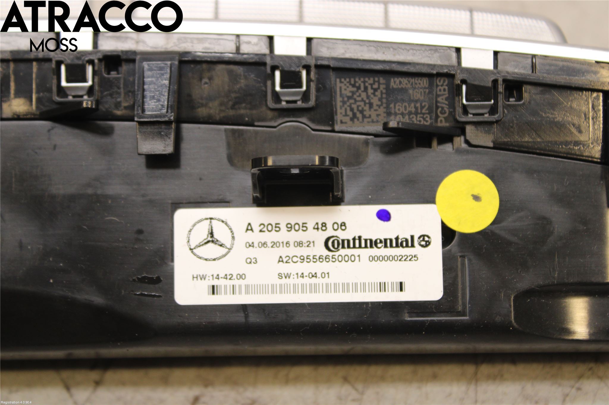Mercedes-Benz MB C-KLASS (W205) 14-21 Ac Styrenhet Ac Manöveren