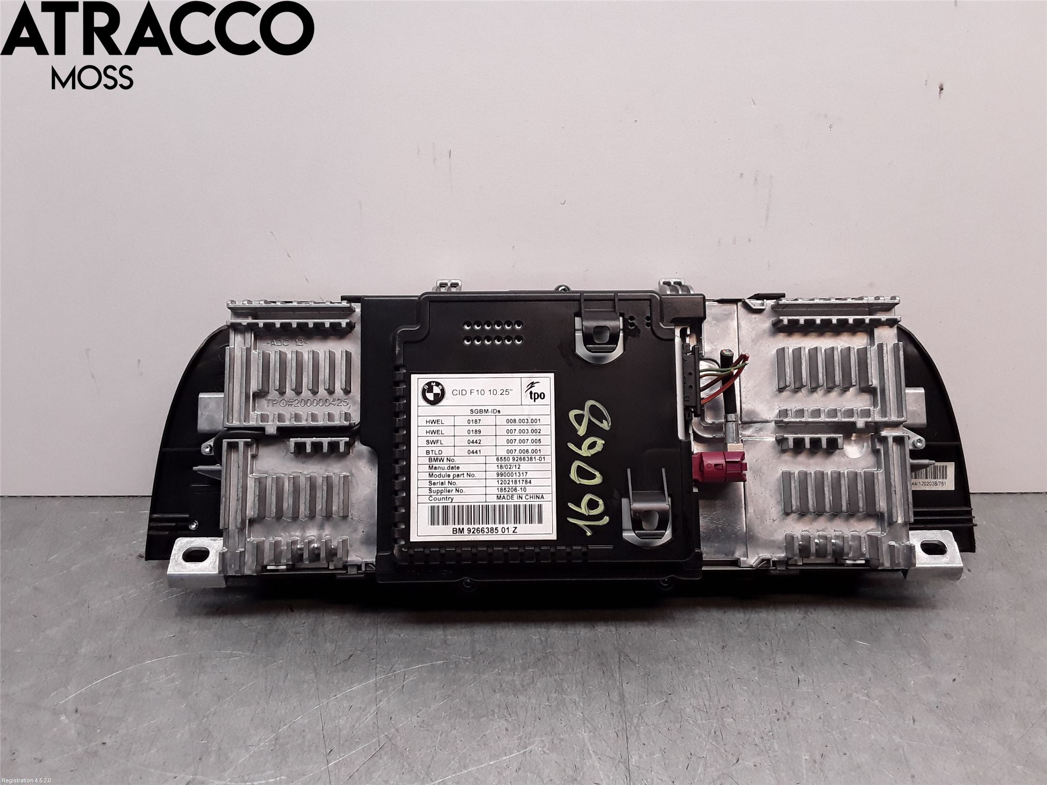 BMW 5 F10/F11/F18 09-17 Multifunktionsdisplay