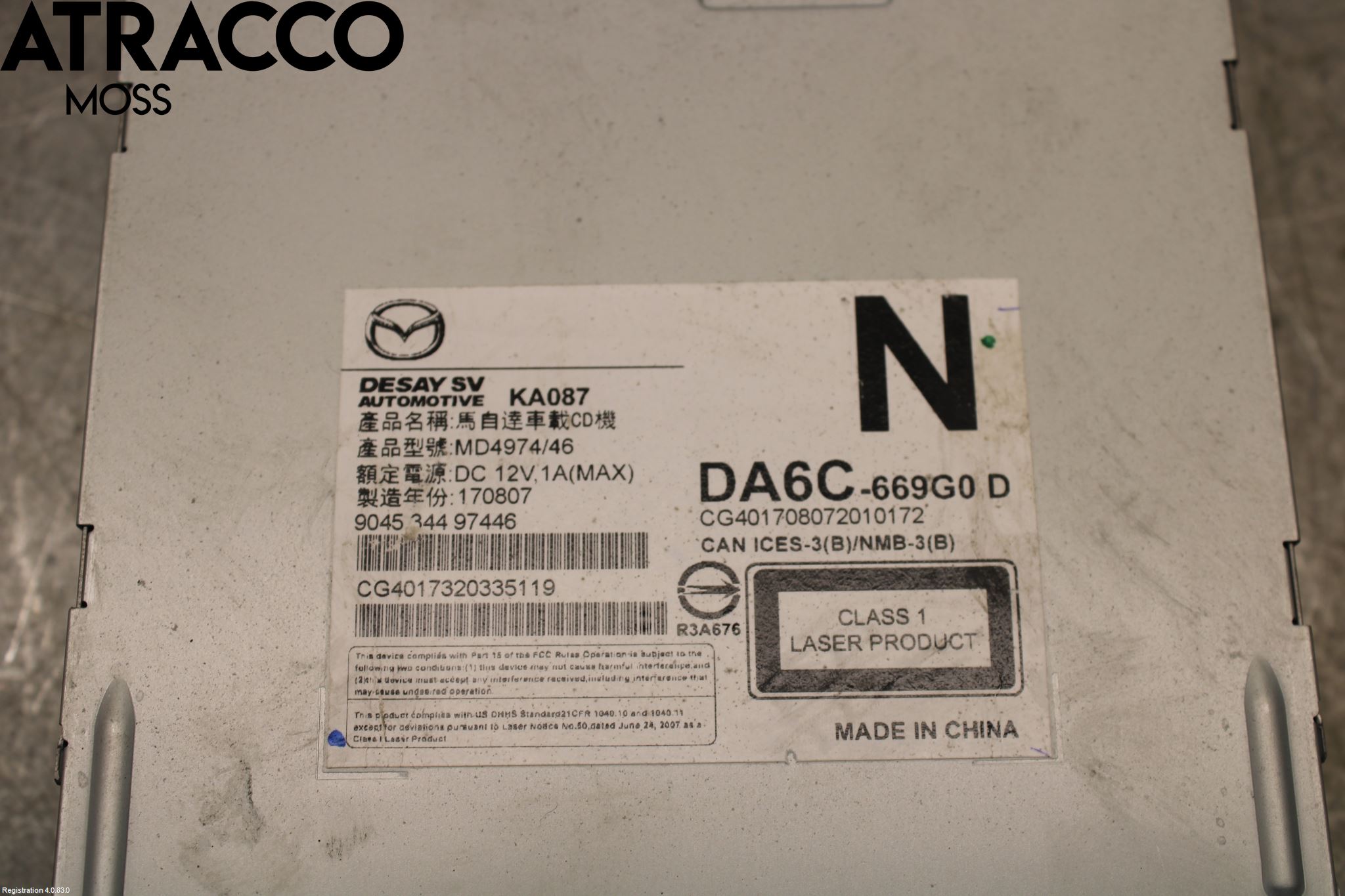 Mazda CX-3 Cd Radio - Multimediapanel