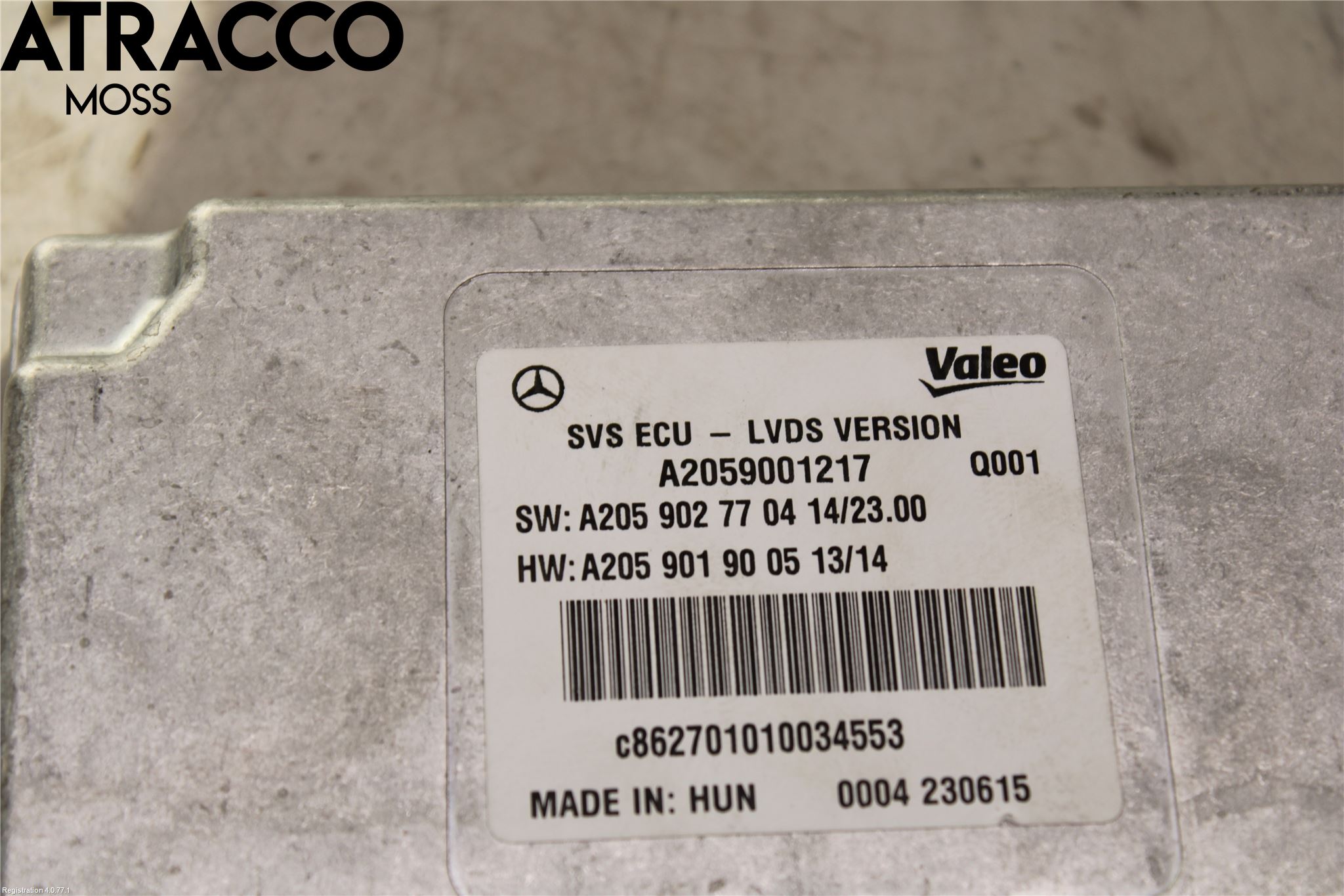 Mercedes-Benz MB C-KLASS (W205) 14-21 Styrenhet Övrigt