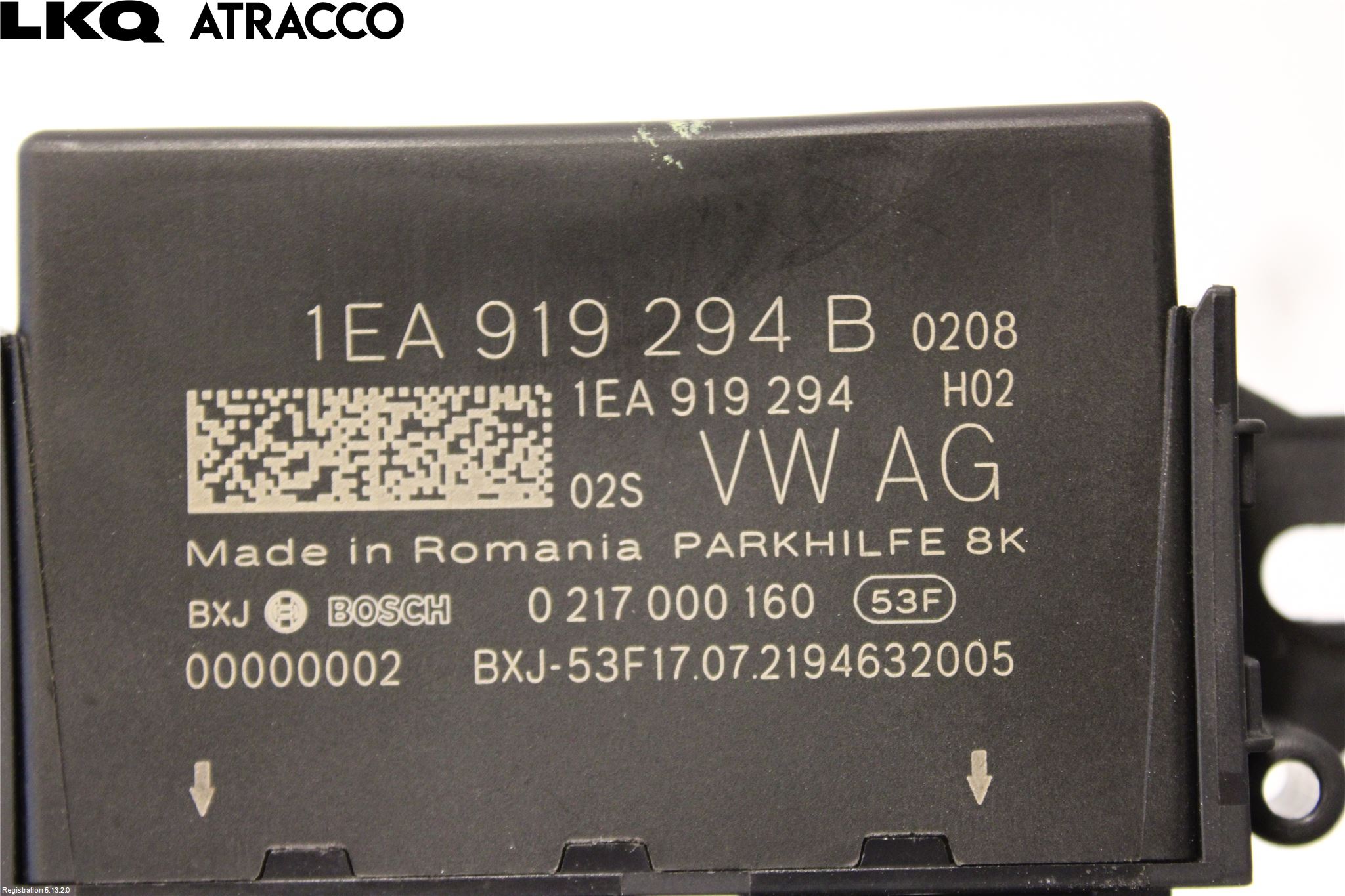 Skoda ENYAQ iV 21- Styrenhet Parkeringshjälp