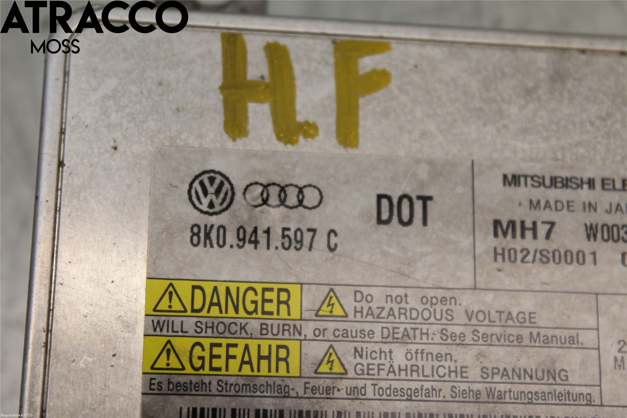 Audi Q5 09-16 Styrenhet Strålkastare