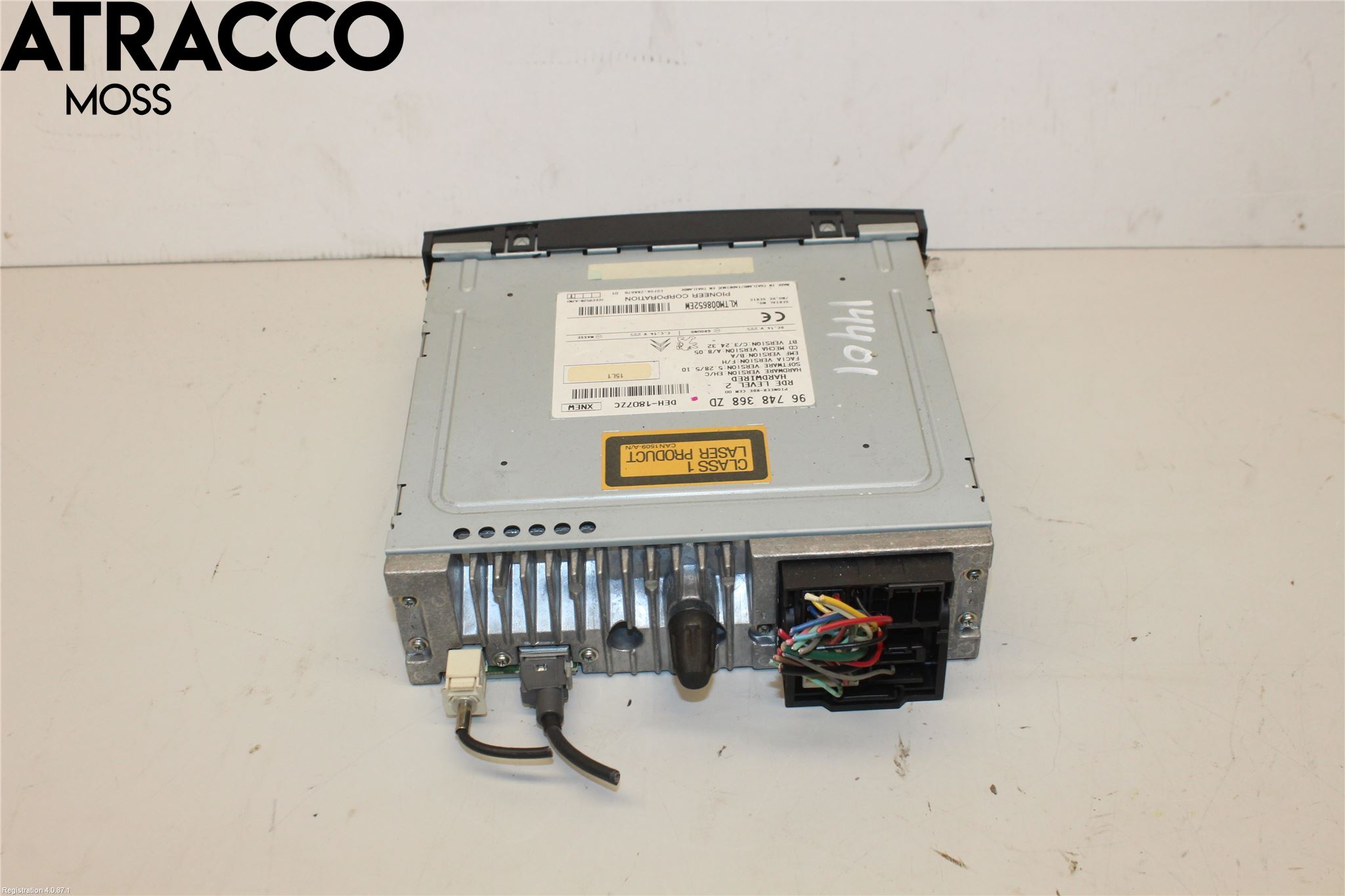 Citroen C-ZERO Cd Radio - Multimediapanel