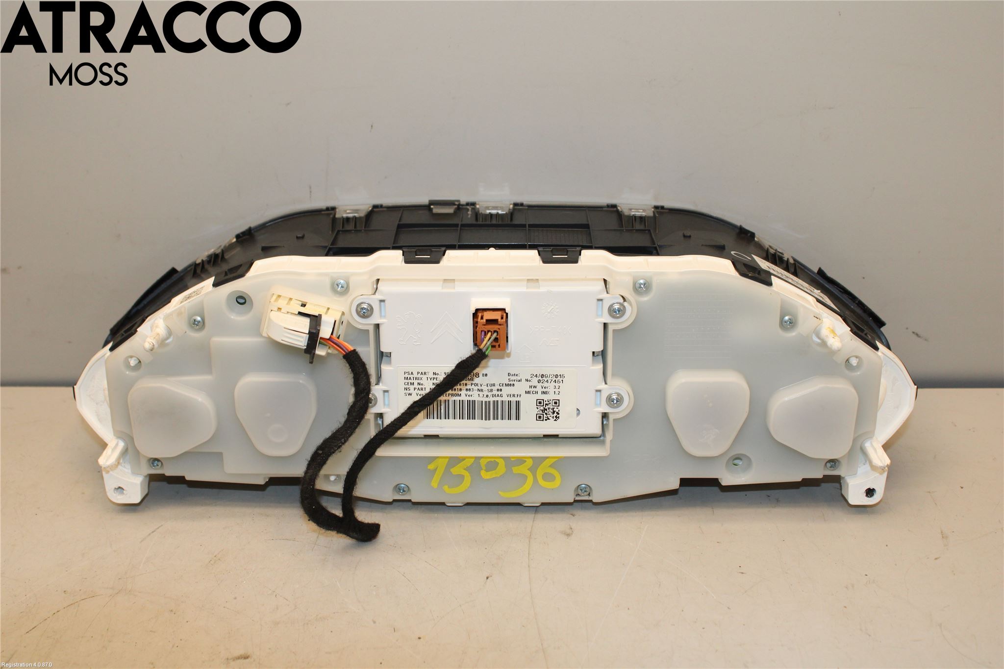 Peugeot 208 12-15 Instrument Komb