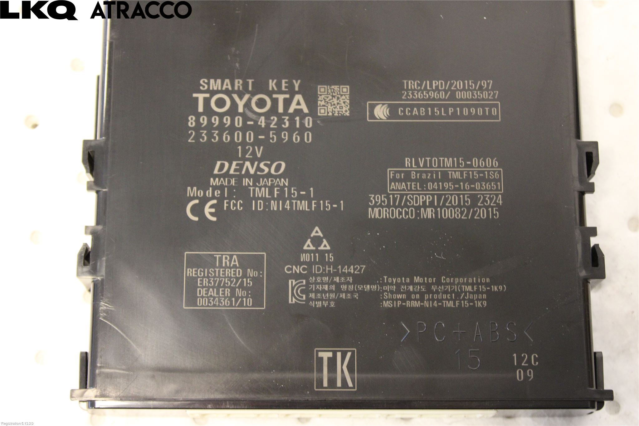 Toyota RAV4 19- Styrenhet Nyckellöst System