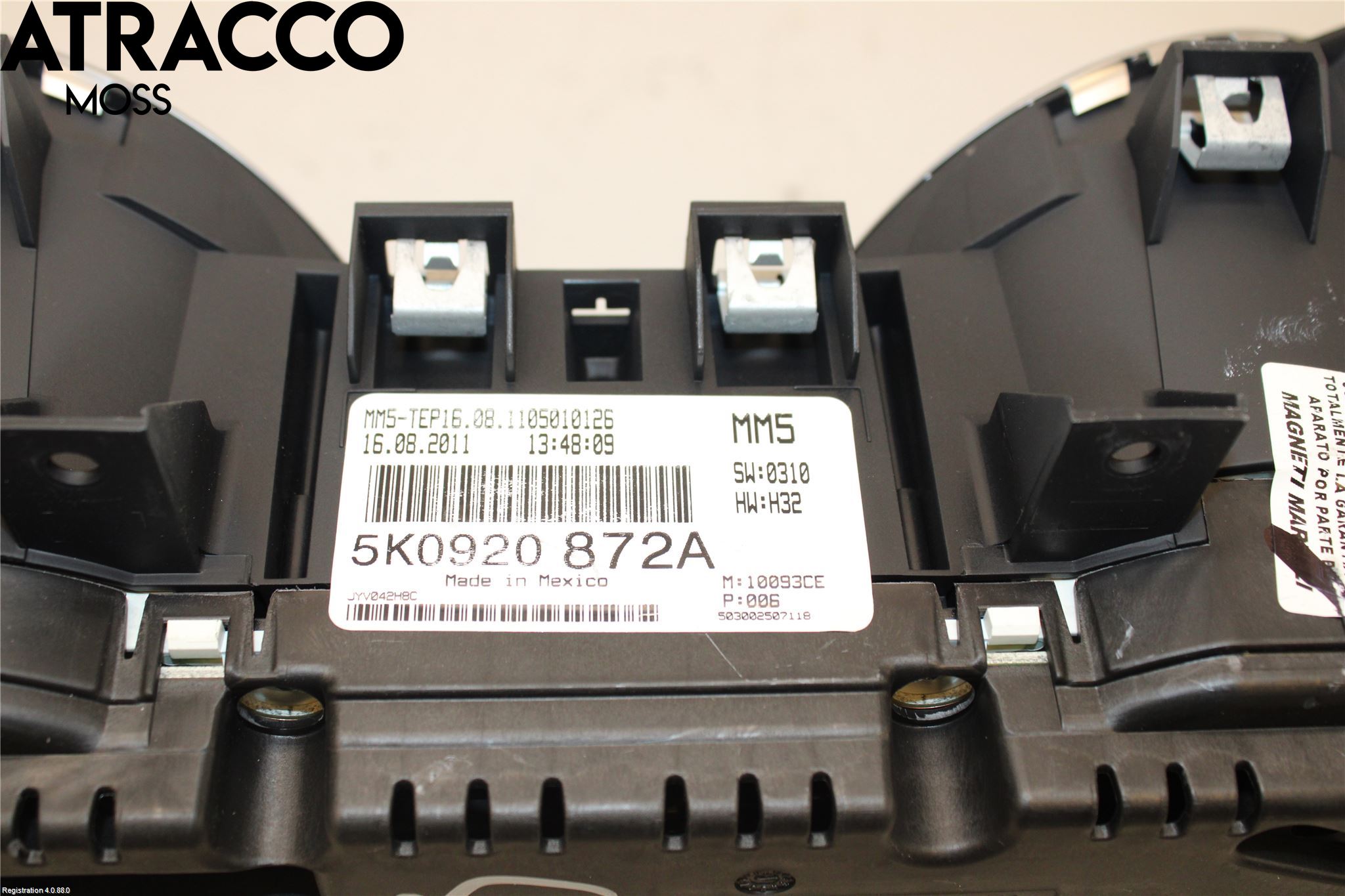 Volkswagen VW GOLF VI 09-13 Instrument Komb