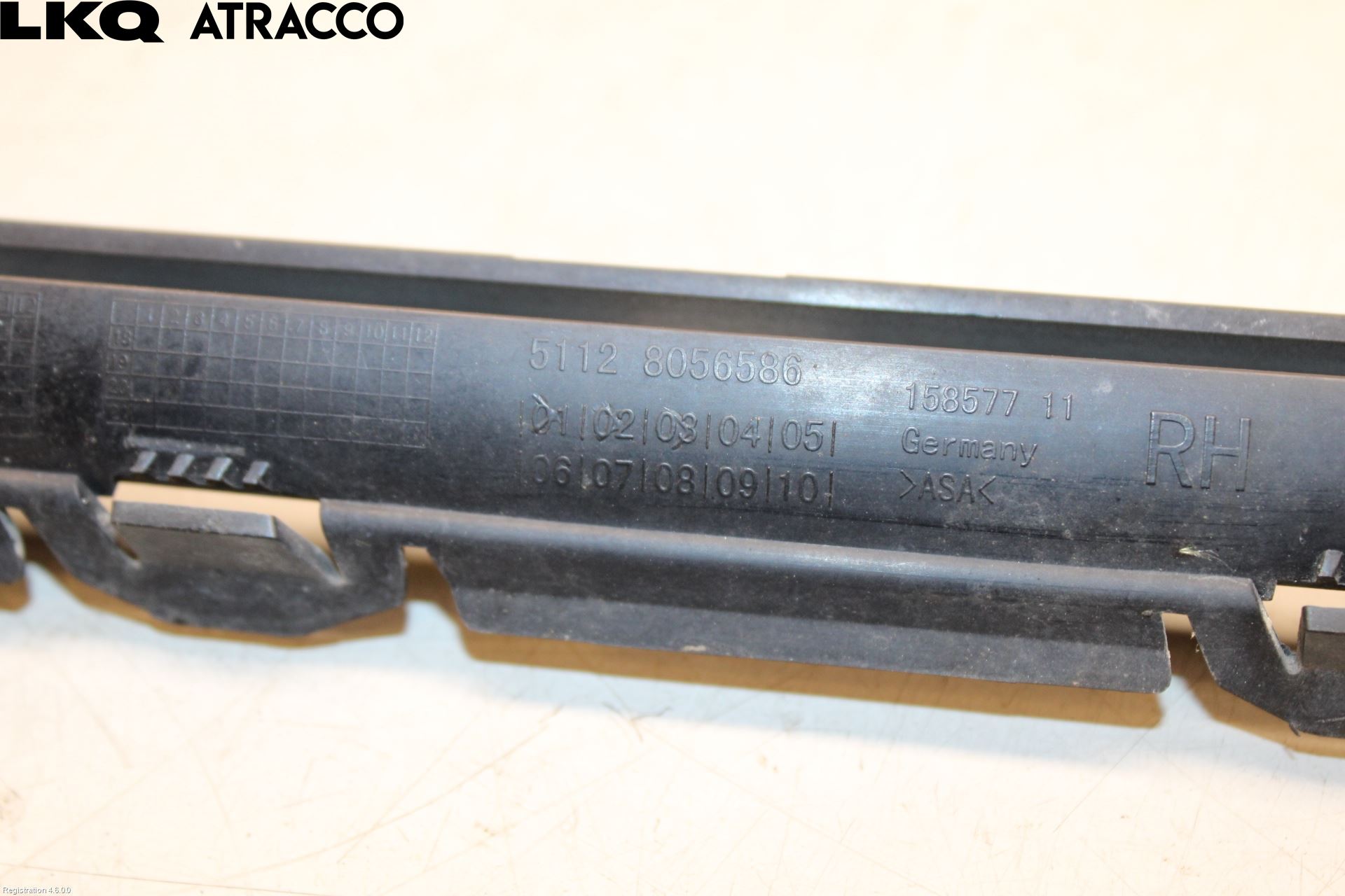BMW 3 E90/91 SED/TOU 05-12 Stötfångarfäste Bak Hö