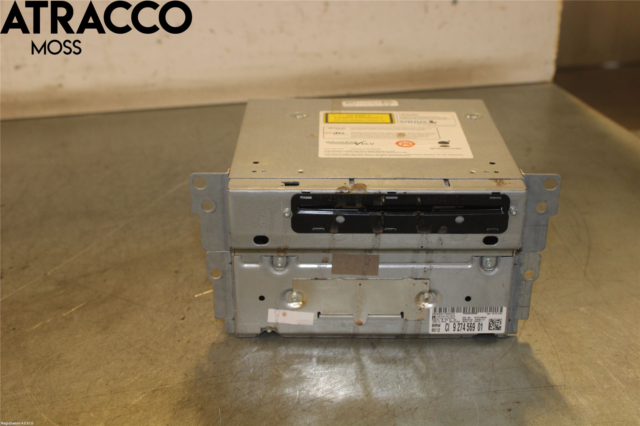 BMW 5 F10/F11/F18 09-17 Cd Radio - Multimediapanel