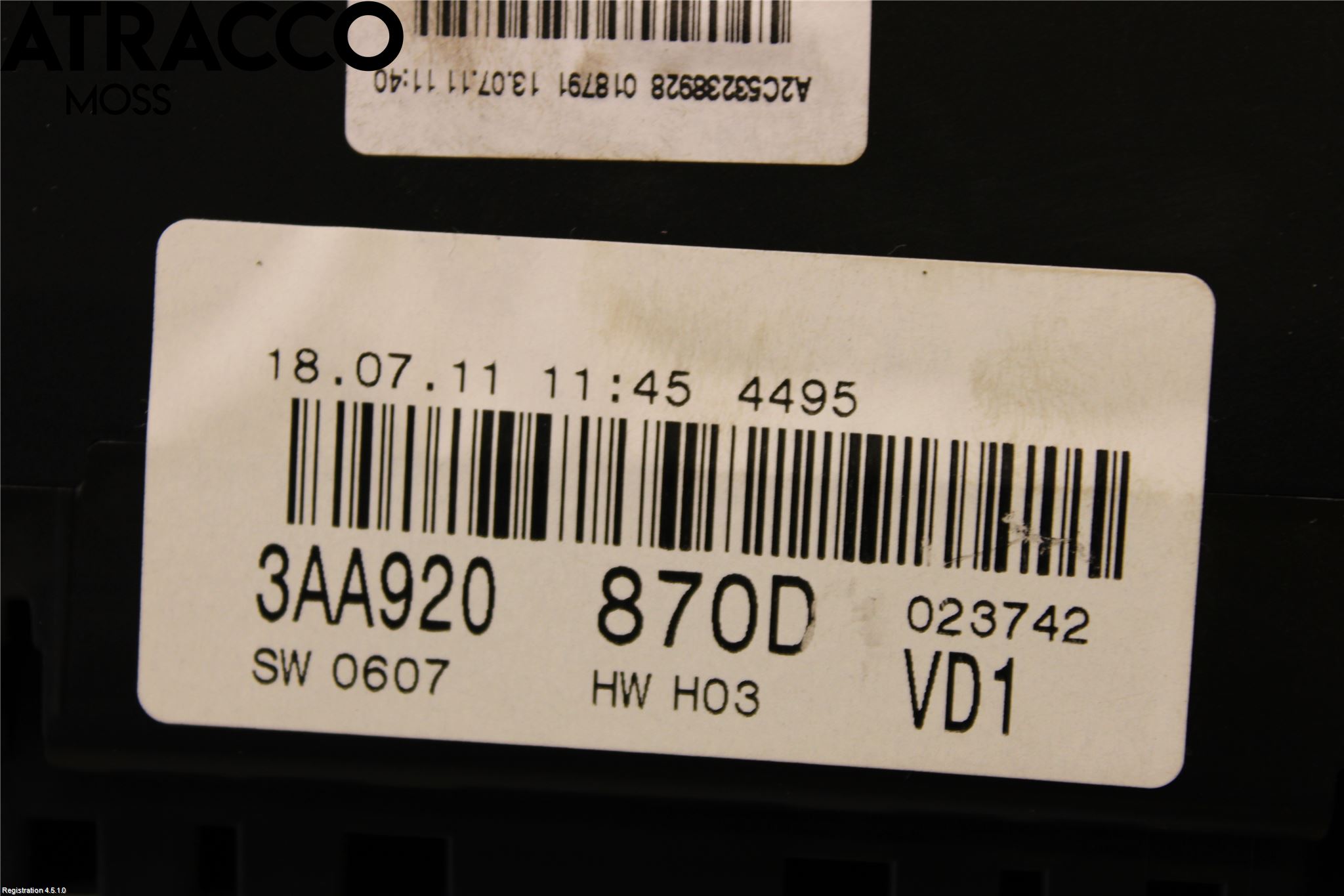Volkswagen VW PASSAT 11-14 Instrument Komb