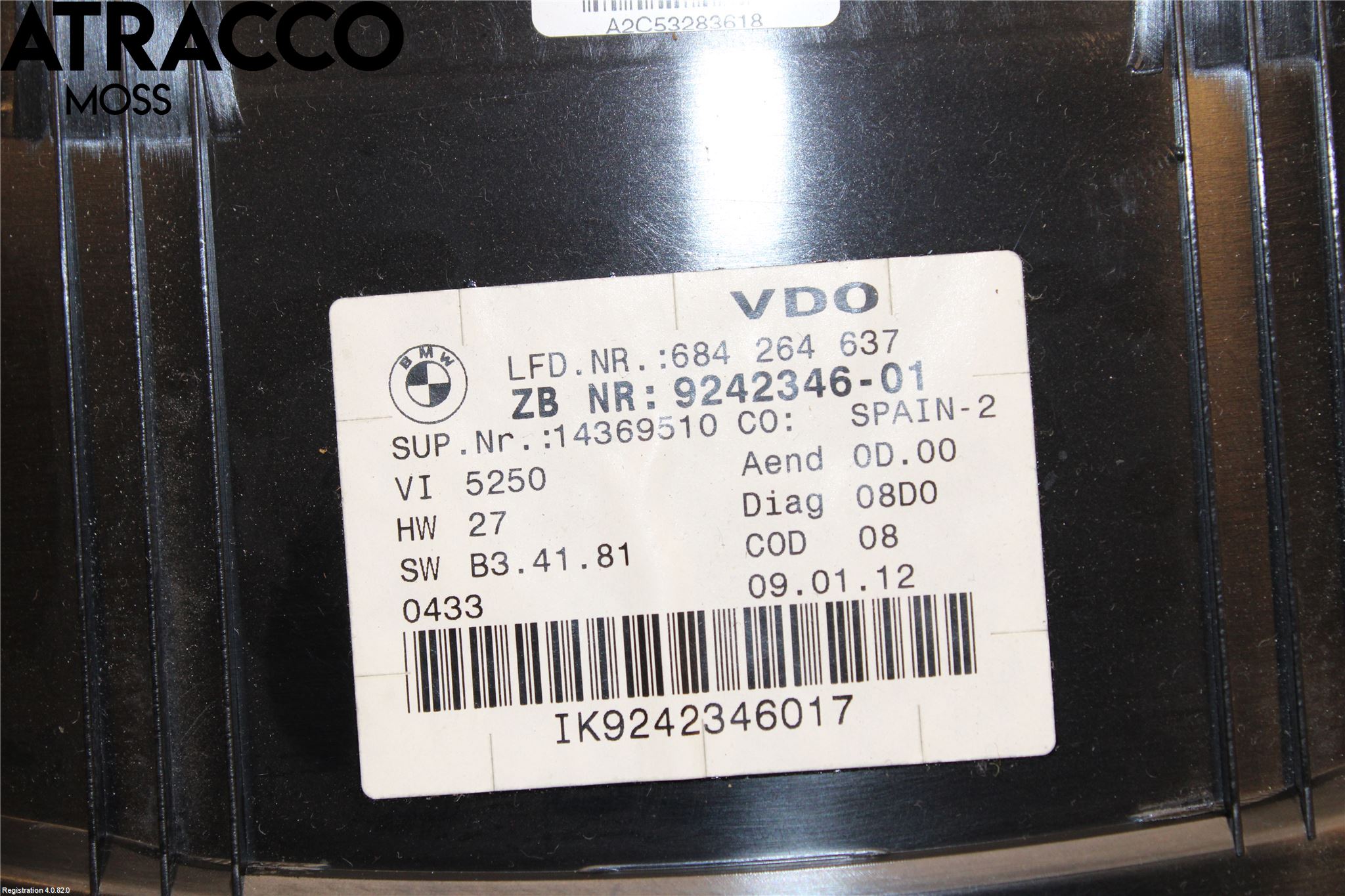 BMW 3 E90/91 SED/TOU 05-12 Instrument Komb