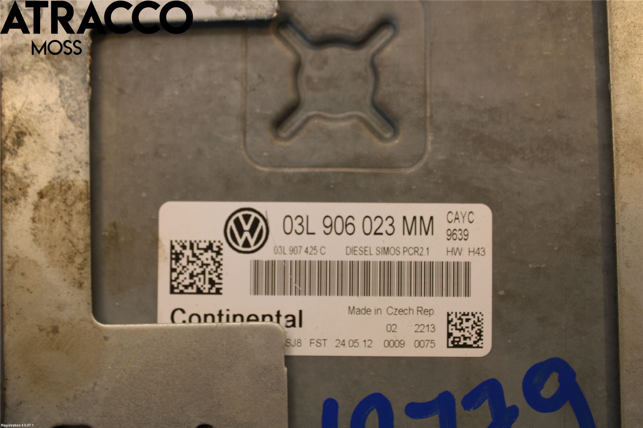 Volkswagen VW GOLF PLUS/CROSS GOLF 04-14 Styrenhet Insprut Bensin
