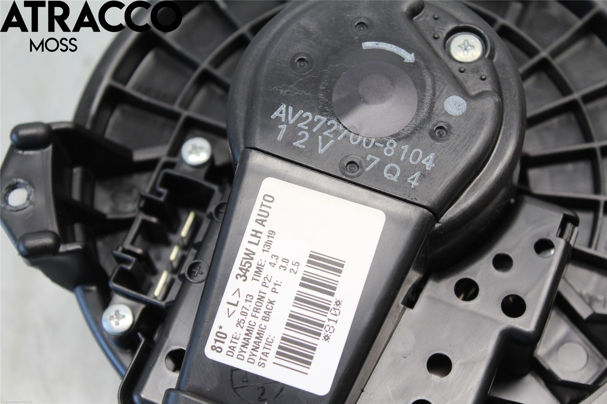 Toyota AURIS 13-19 Ac Värmefläkt