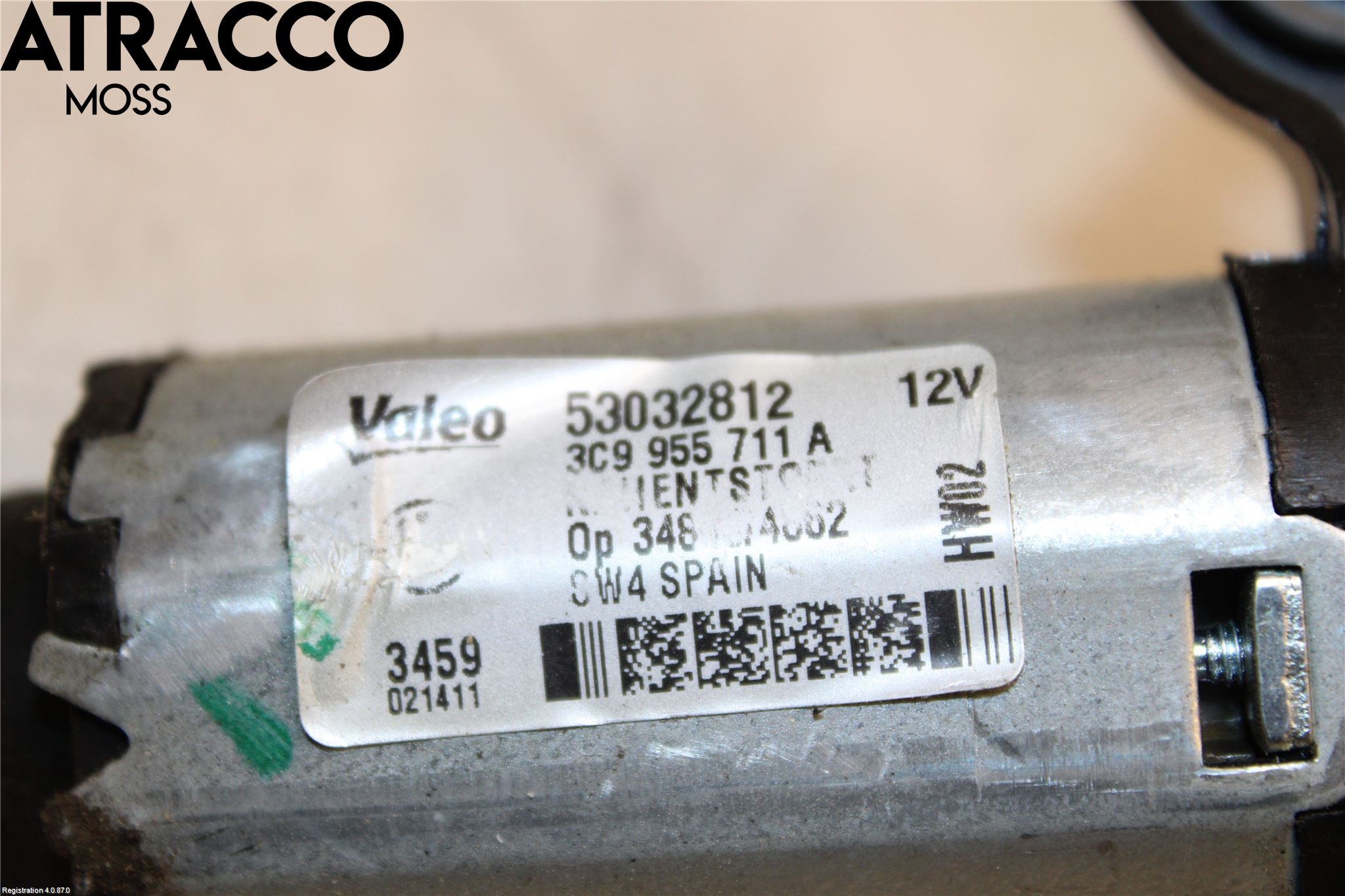 Volkswagen VW PASSAT 05-11 Torkarmotor Baklucka