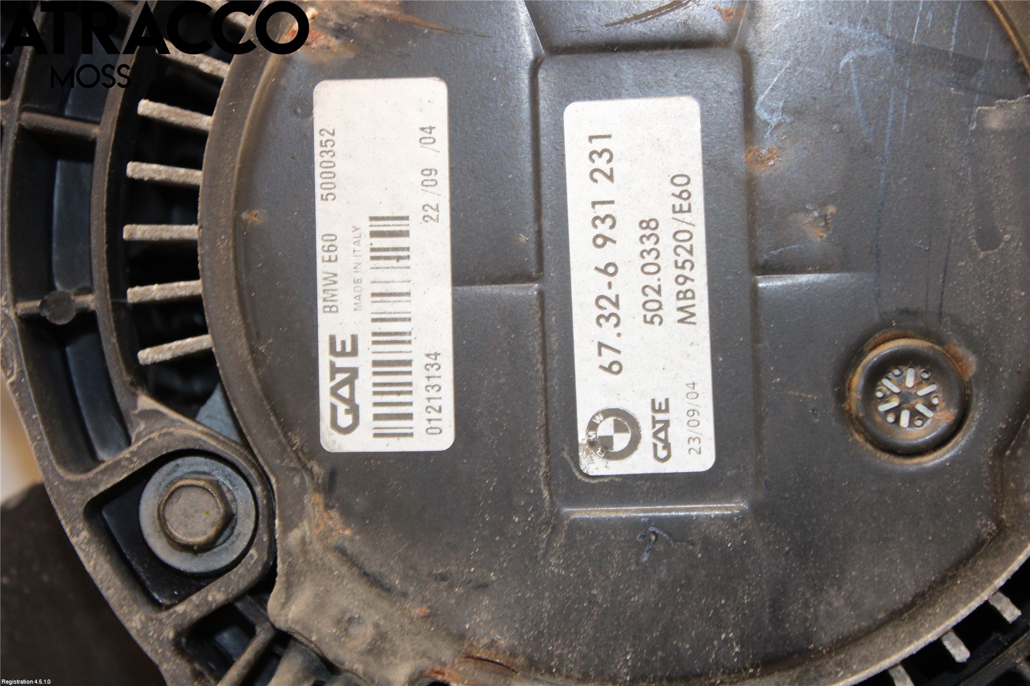 BMW 5 E60/61 Sed/Tou 02-10 Kylfläkt El