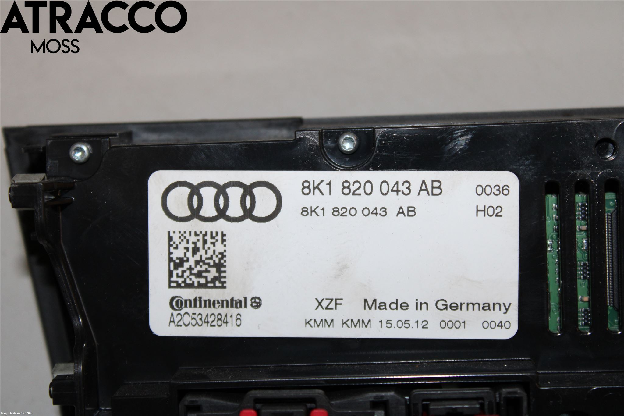 Audi A4/S4 08-11 Ac Styrenhet Ac Manöveren