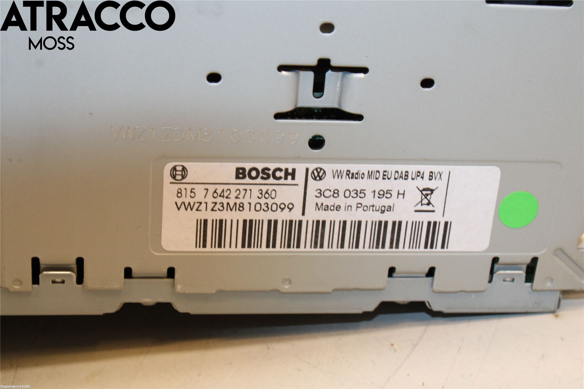 Volkswagen VW GOLF VI 09-13 Cd Radio - Multimediapanel
