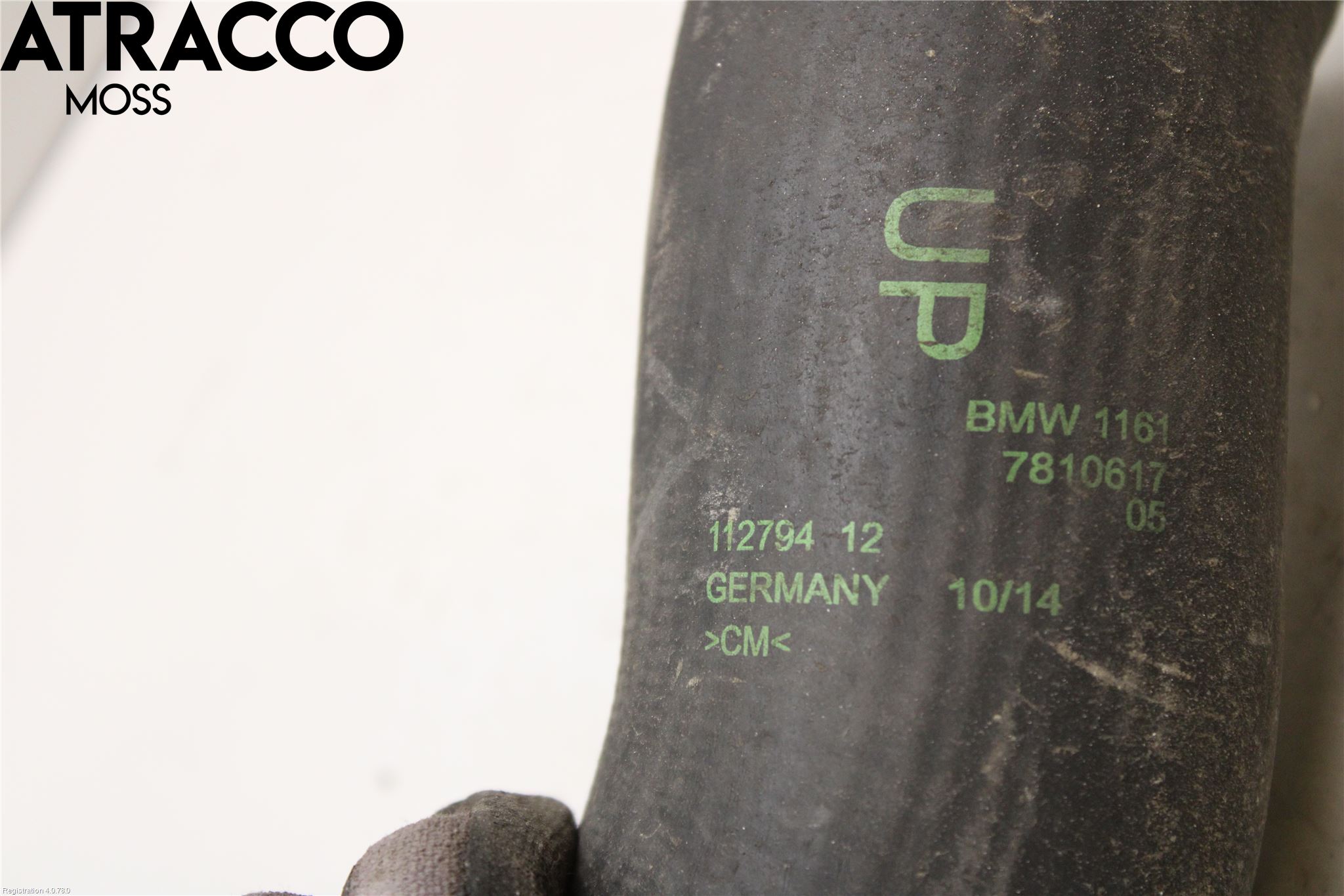 BMW 3 F30/F31/F80 12-19 Laddluft-Intercoolerrör