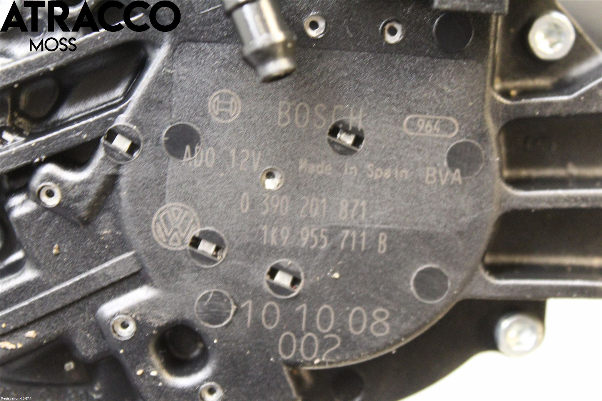 Volkswagen VW GOLF VI 09-13 Torkarmotor Baklucka