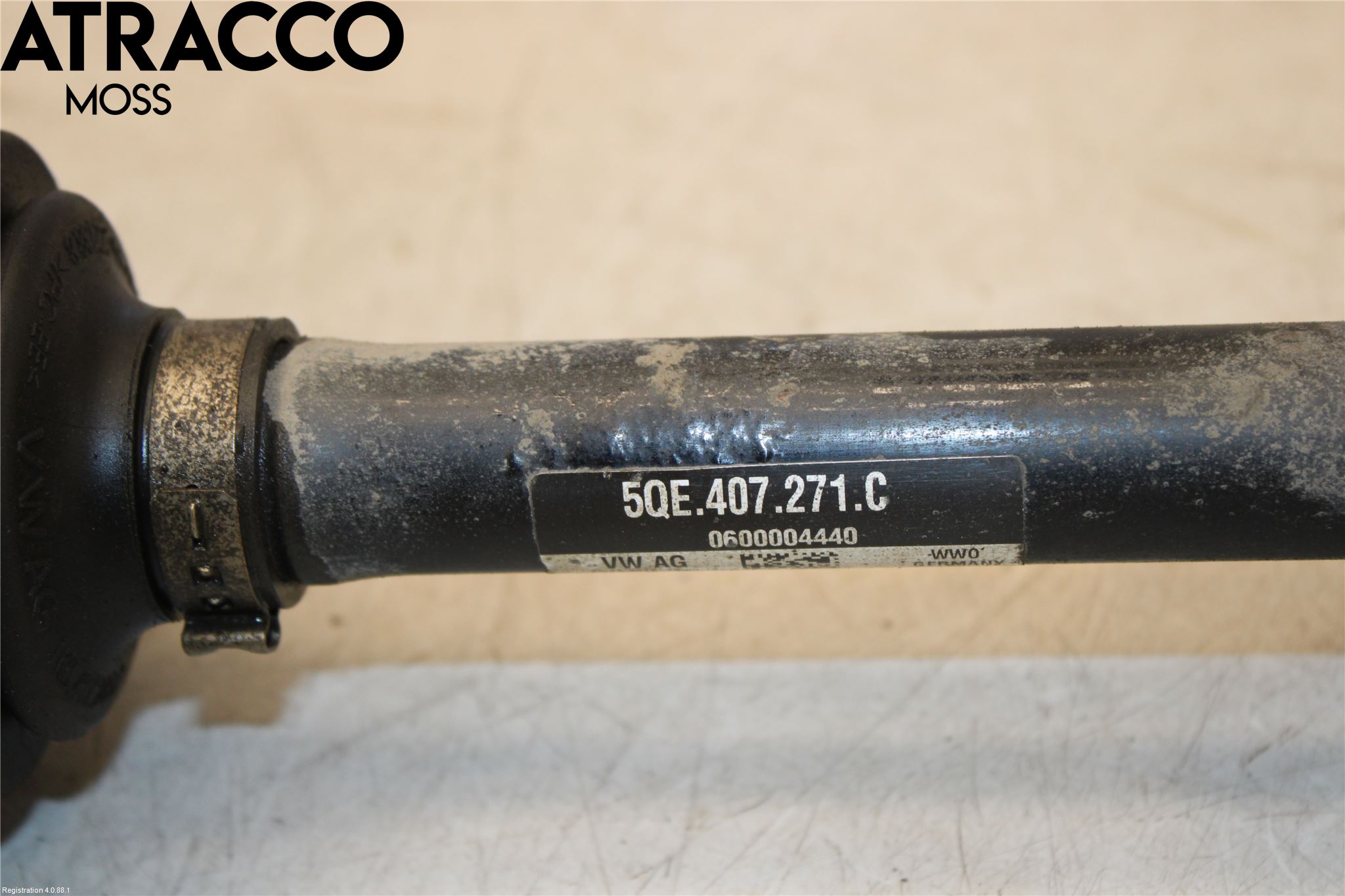 Volkswagen VW GOLF / E-GOLF VII 13-20 Drivaxel Fram Vänster