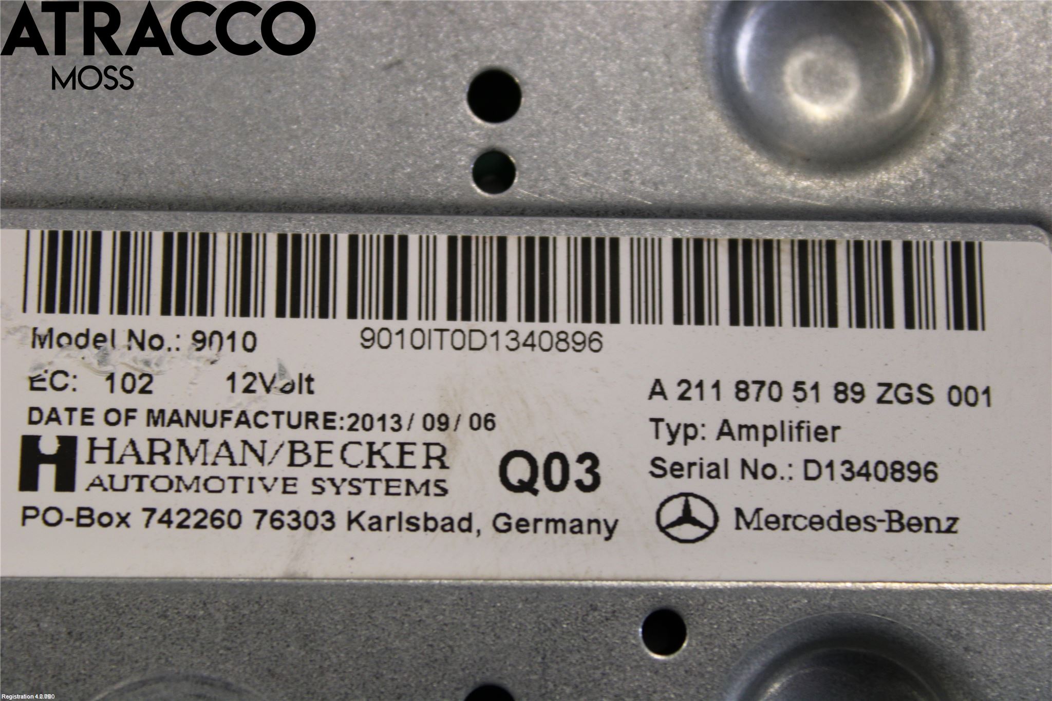 Mercedes-Benz MB E-KLASS (W212) 09-16 Radio-Stereo Förstärkare