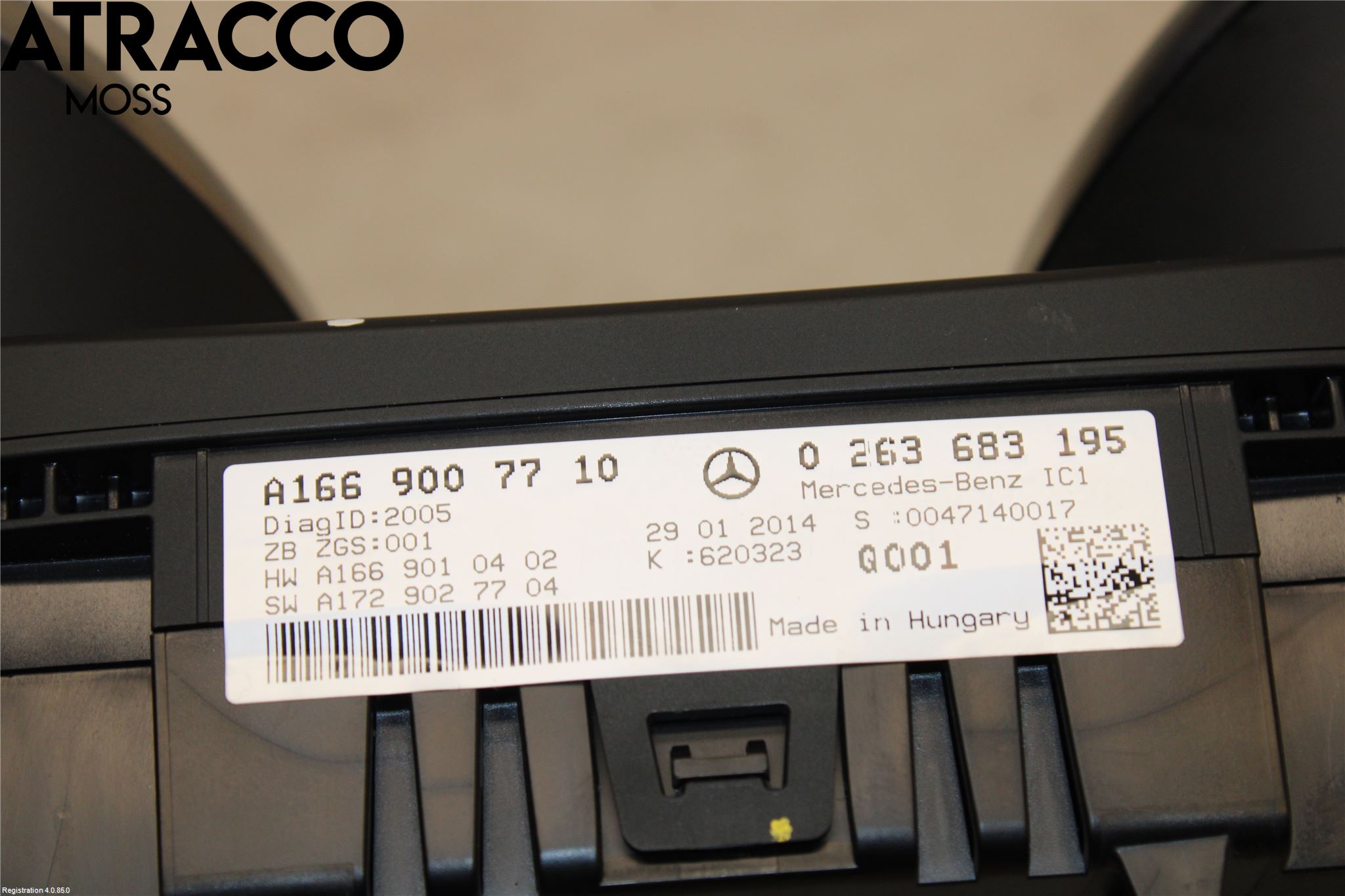 Mercedes-Benz MB GL/GLS-KLASS (X166) 12-19 Instrument Komb