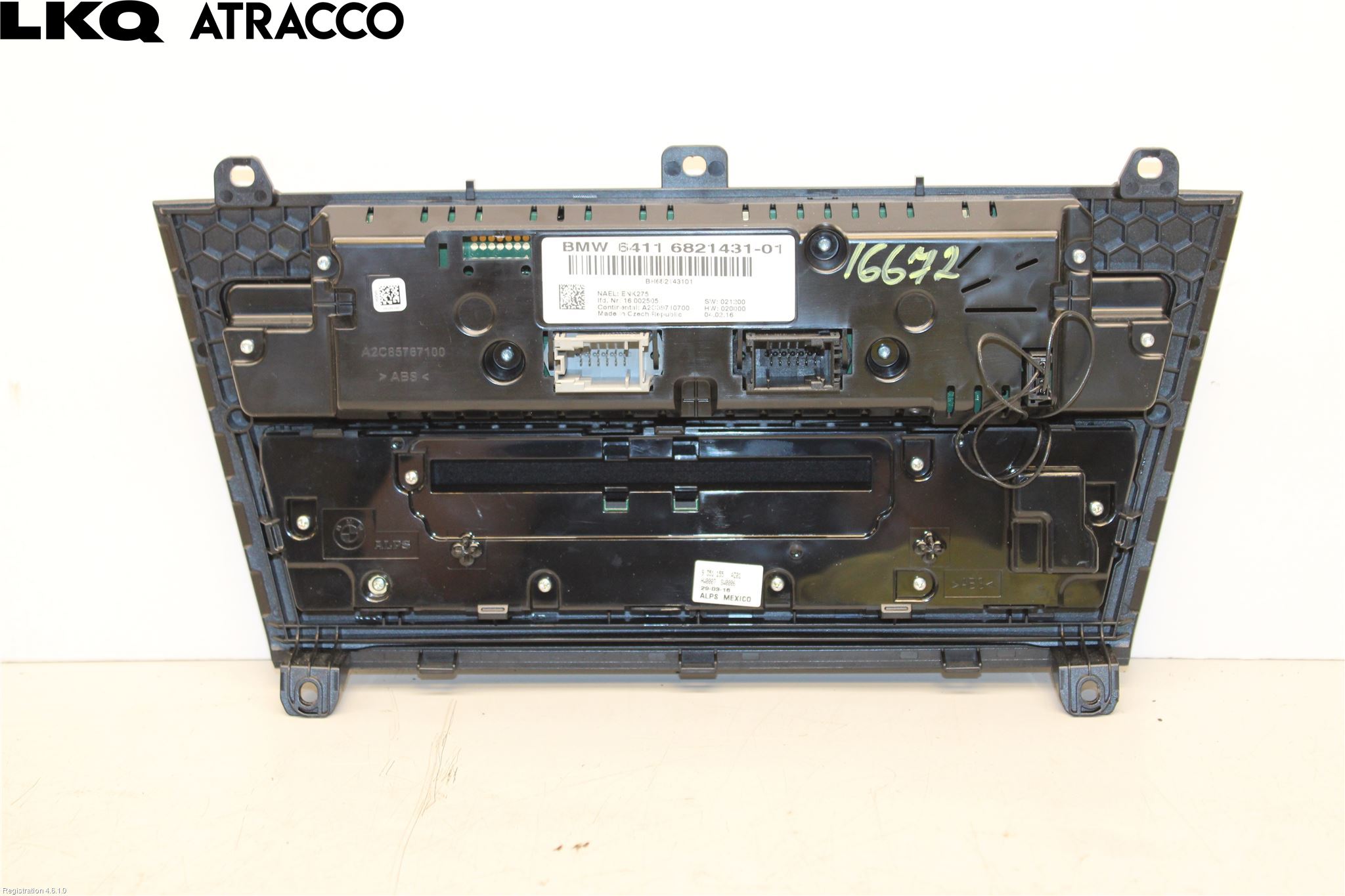 BMW X3 F25 10-17 Ac Styrenhet Ac Manöveren