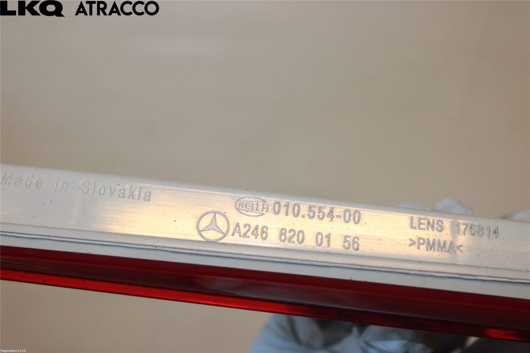 Mercedes-Benz MB B-KLASS (W246/W242) 12-19 Bromsljus Bakruta