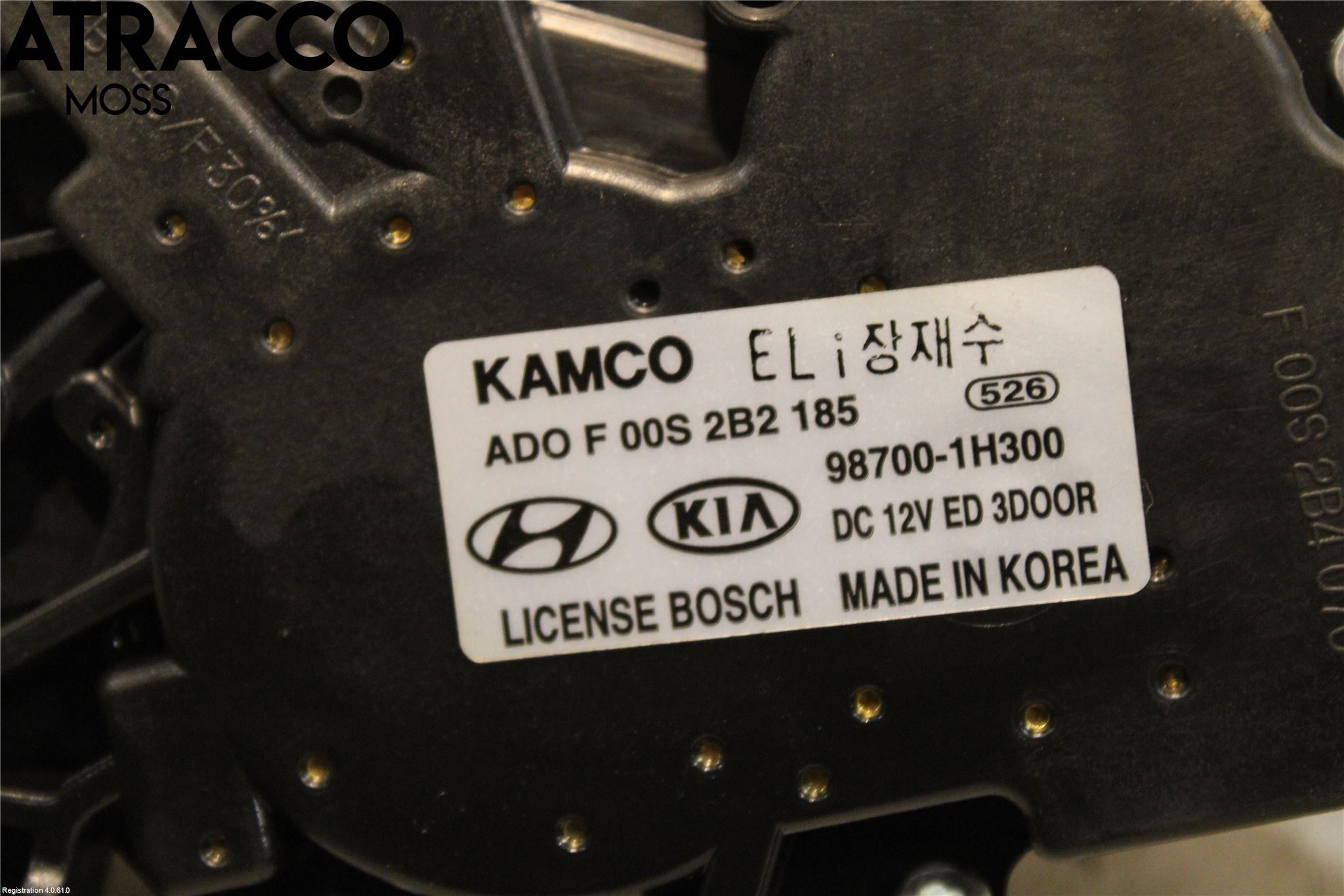Hyundai ix35 Torkarmotor Baklucka