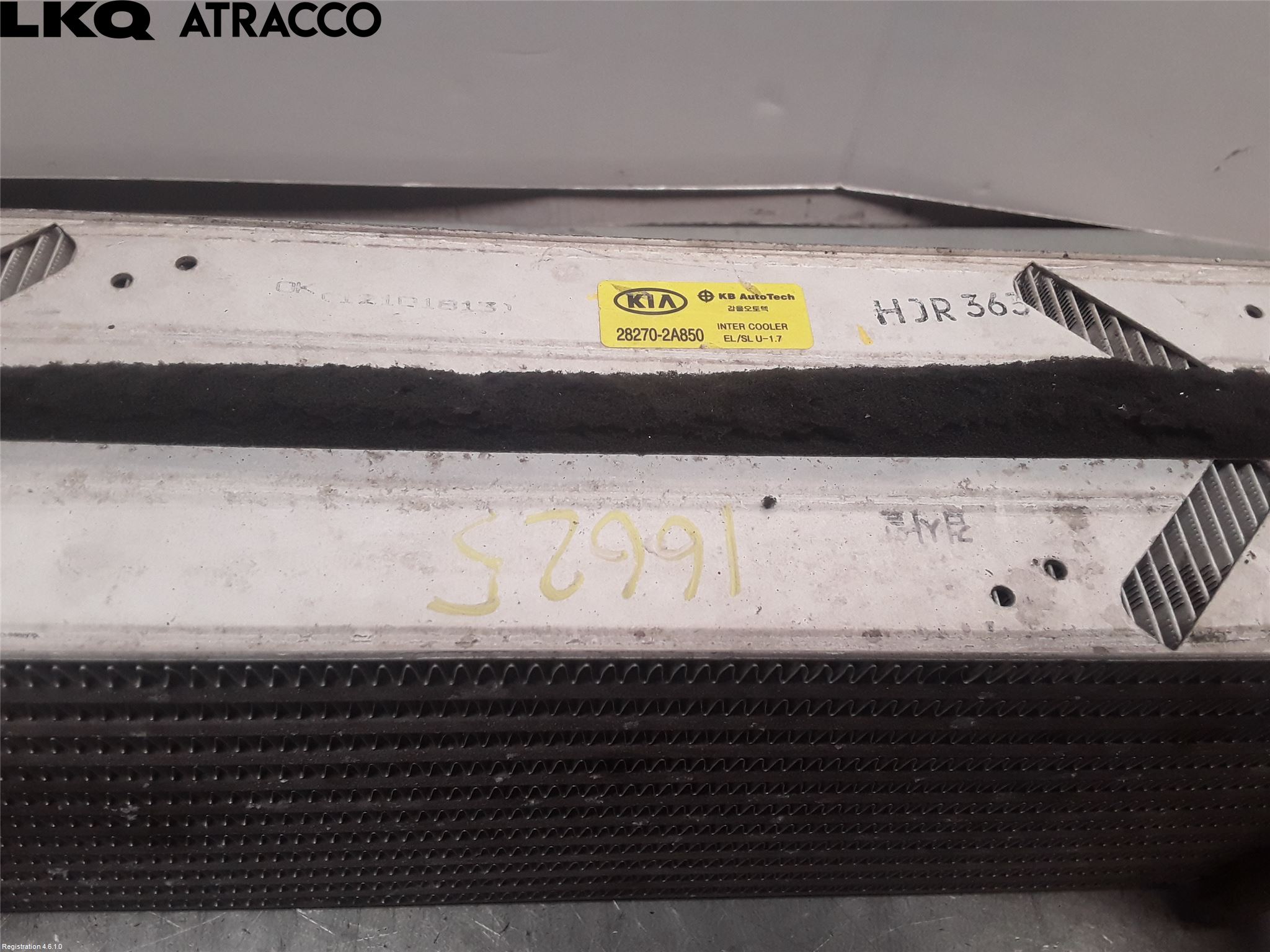 Kia SPORTAGE (SL) 11-15 Laddluft-Intercooler Kyl