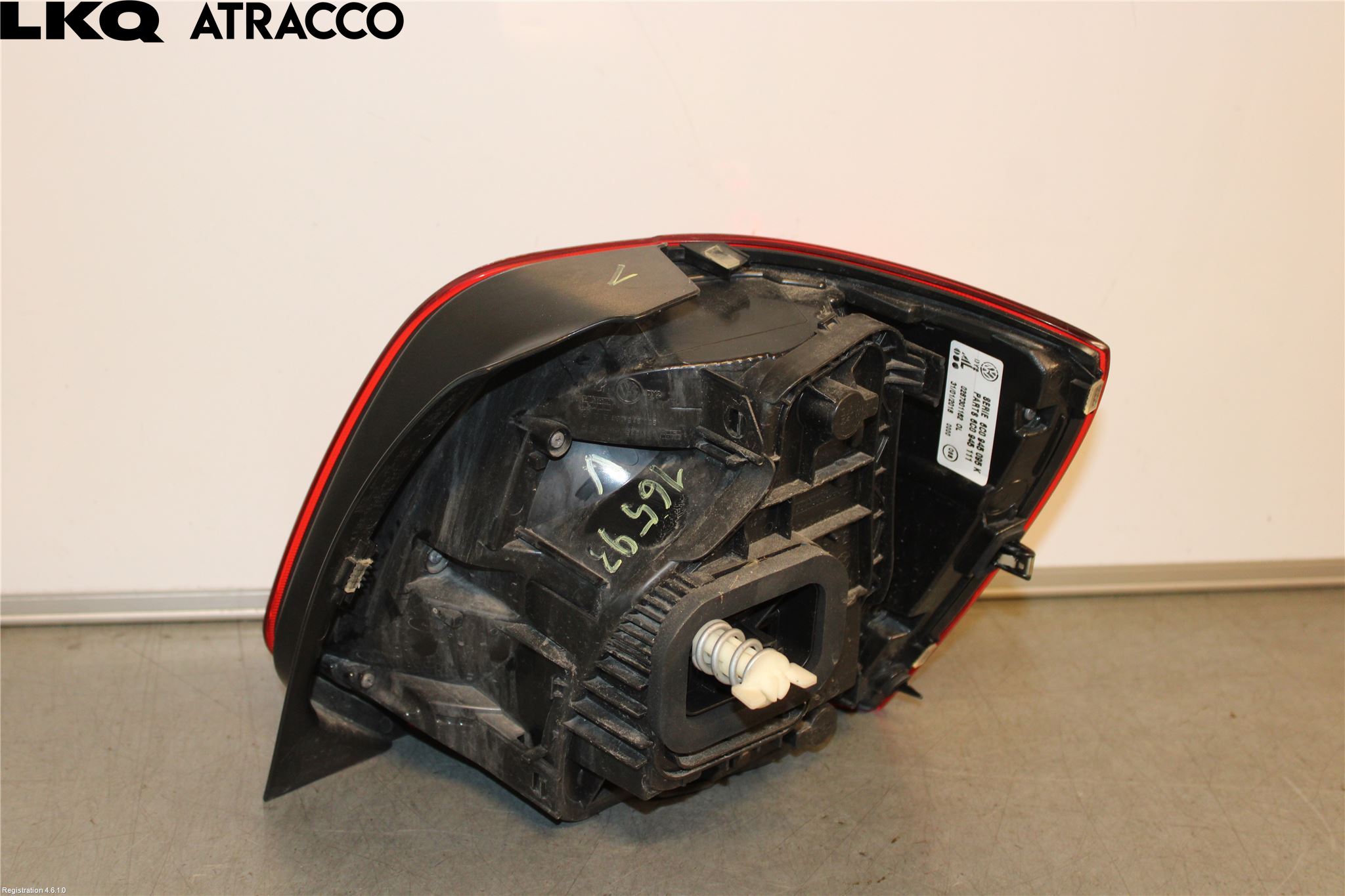 Volkswagen VW POLO 10-17 Bakljus Vänster