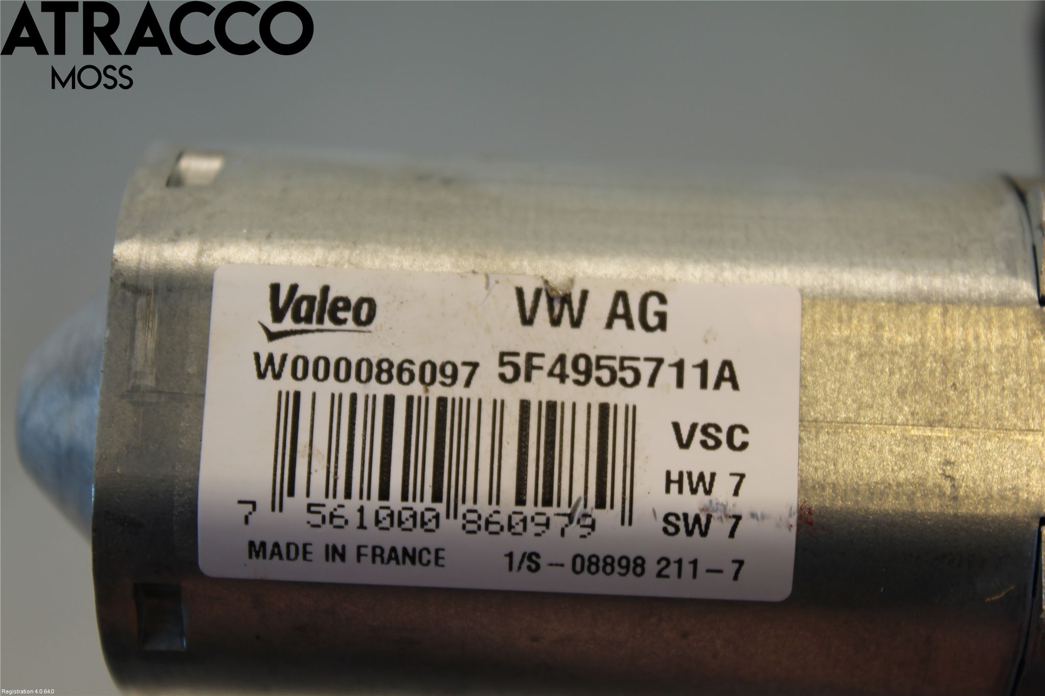 Skoda OCTAVIA (5E) 13-20 Torkarmotor Baklucka
