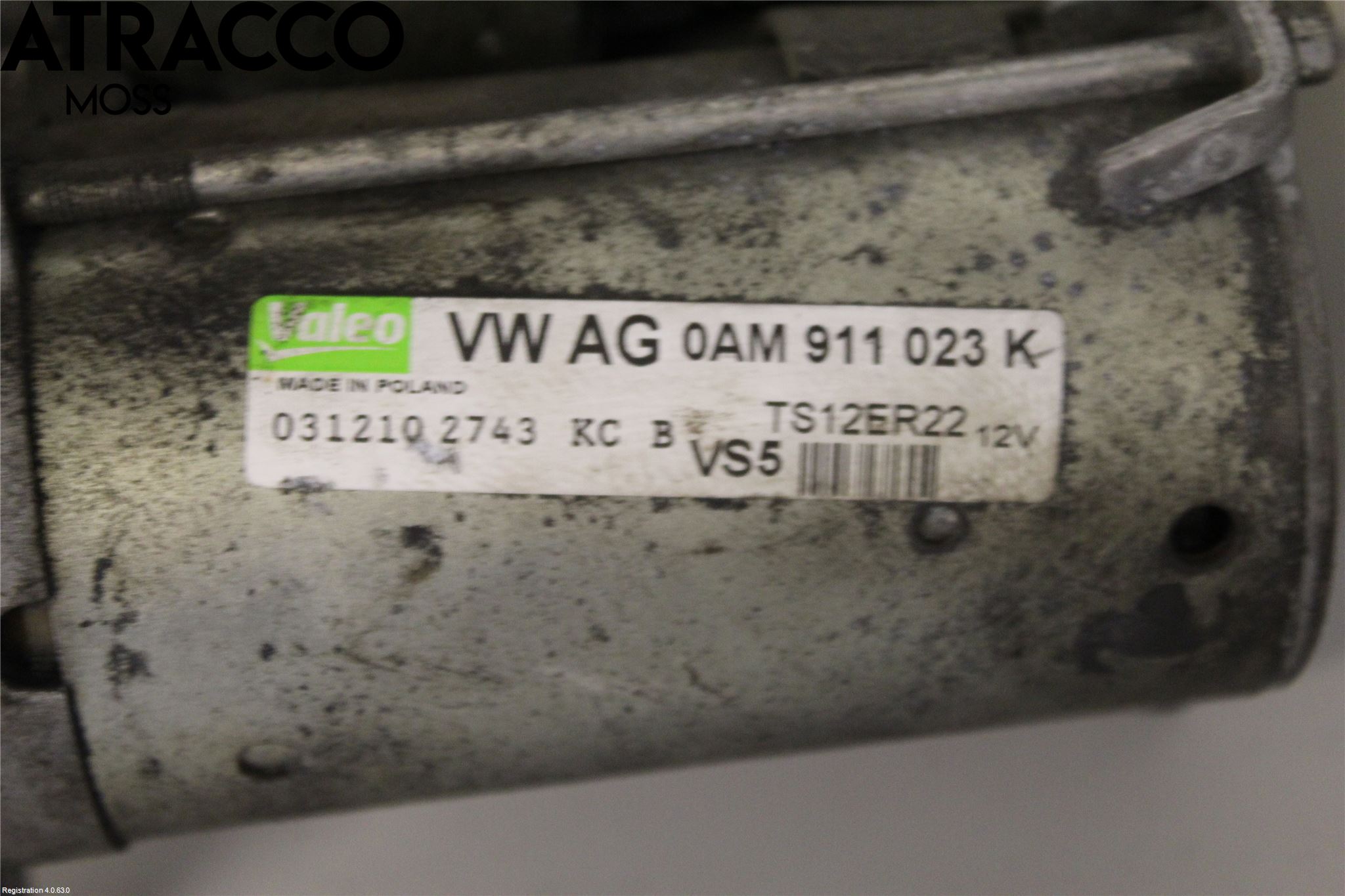 Volkswagen VW GOLF VI 09-13 Startmotor