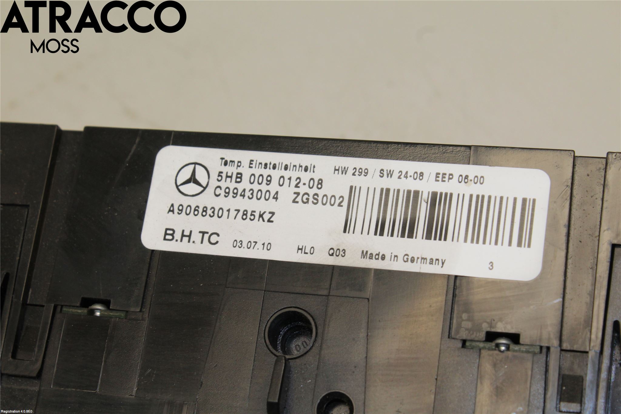 Mercedes-Benz MB SPRINTER (W906) 06-18 Ac Styrenhet Ac Manöveren