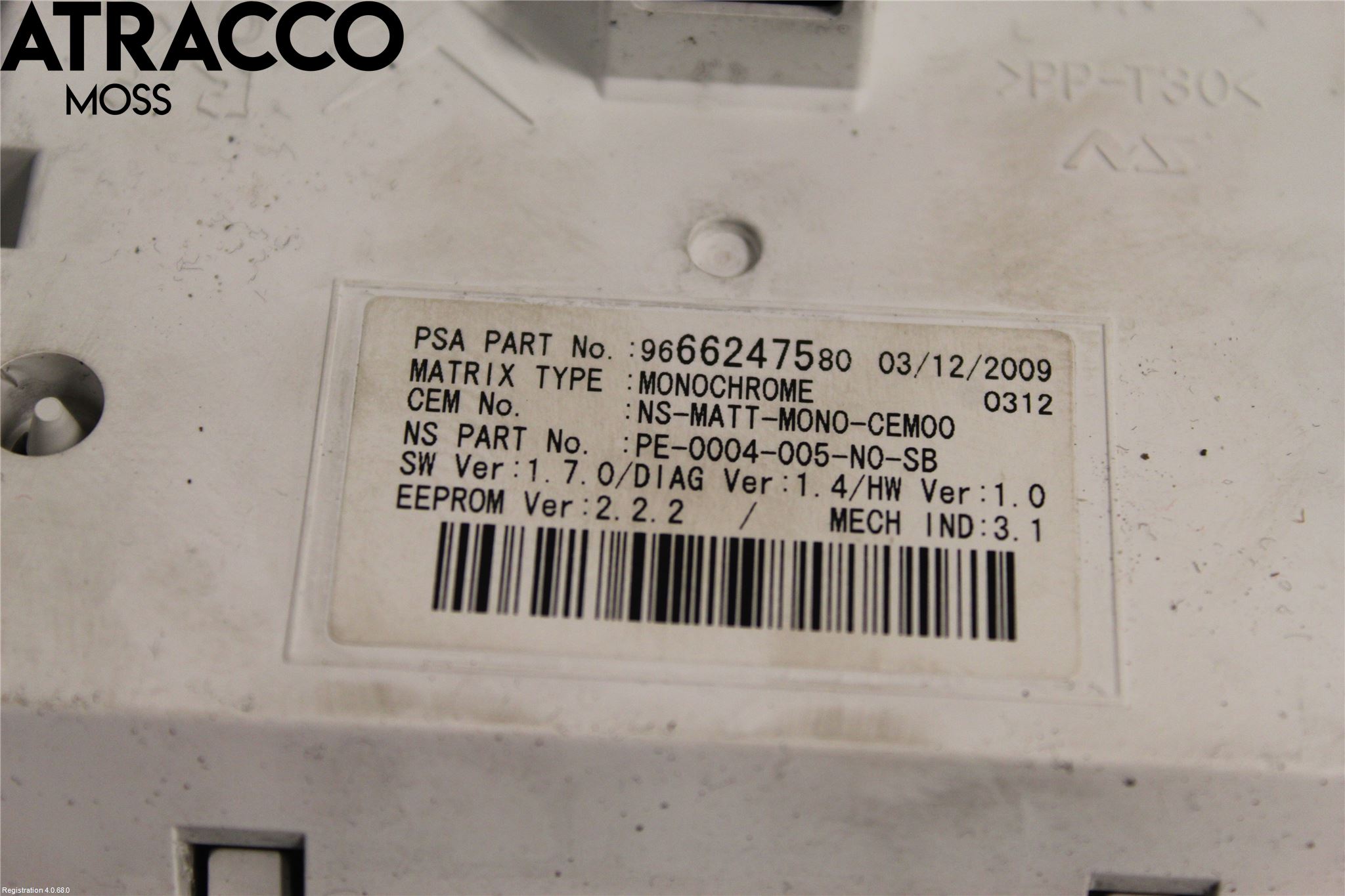 Peugeot 5008 10-16 Instrument Komb