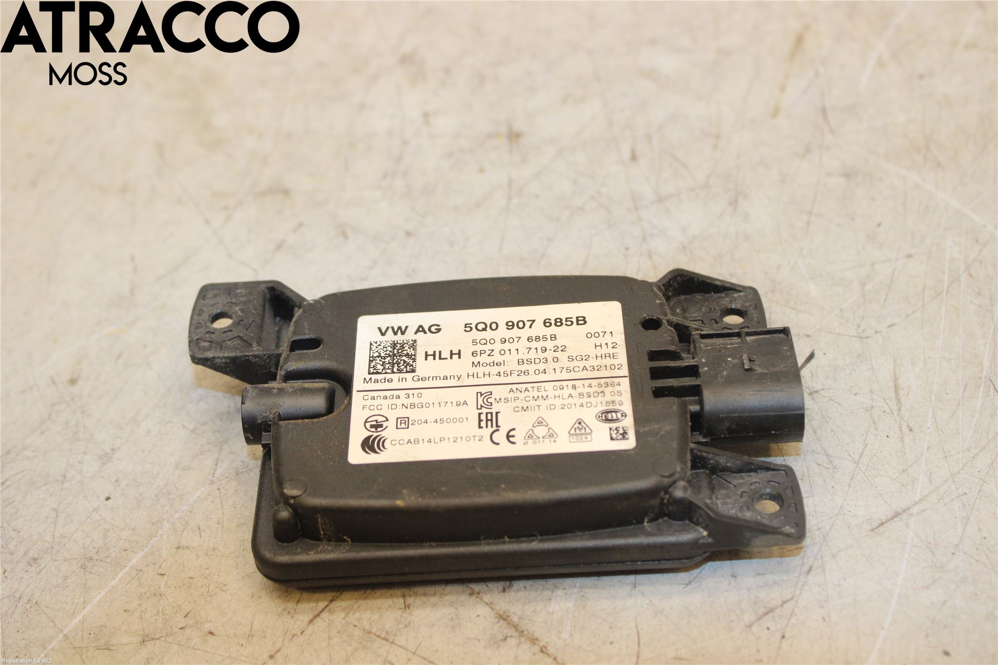 Volkswagen VW GOLF / E-GOLF VII 13-20 Sensor Aktivt Kollisionsskydd