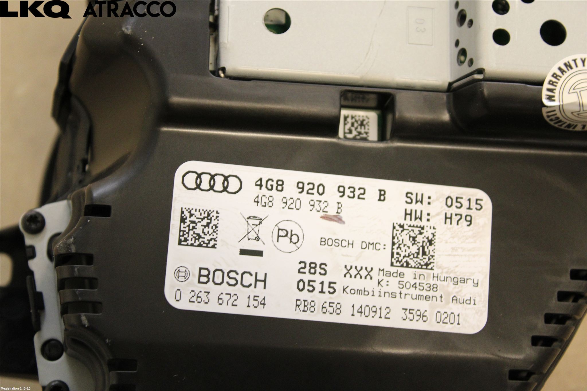 Audi A7/S7 4G 11-17 Instrument Komb