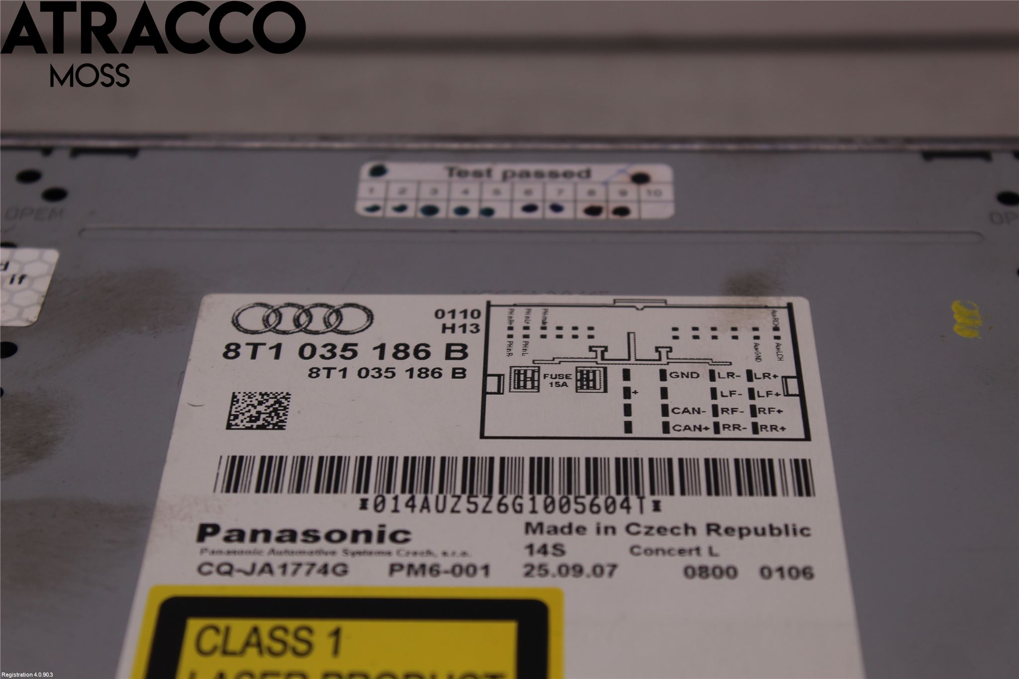 Audi A4/S4 08-11 Cd Radio - Multimediapanel