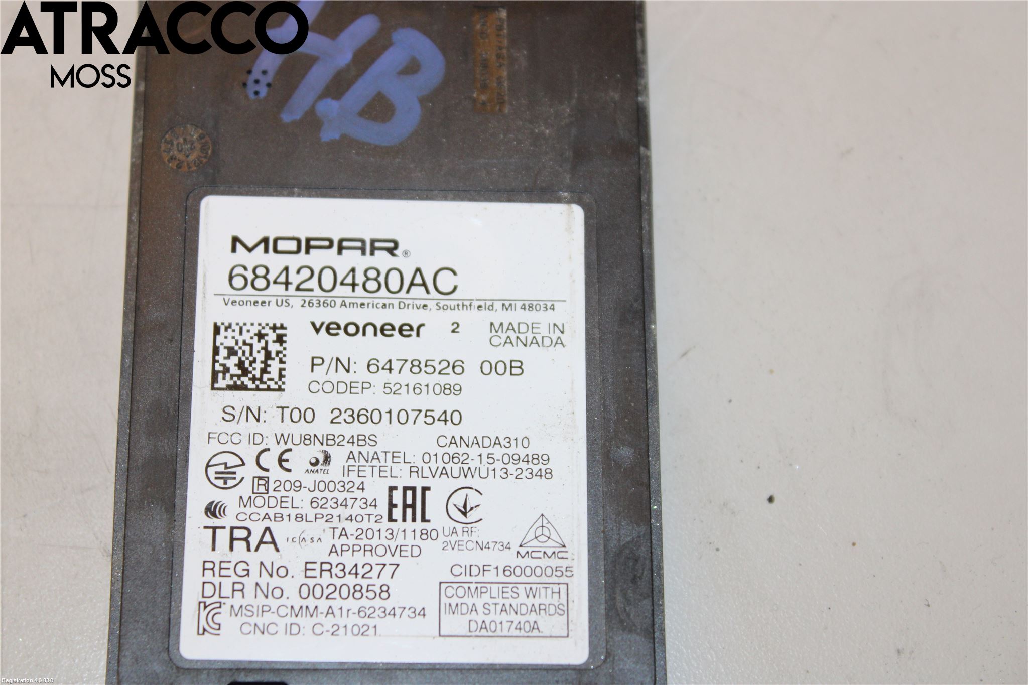 Jeep COMPASS Parkeringshjälp Backsensor