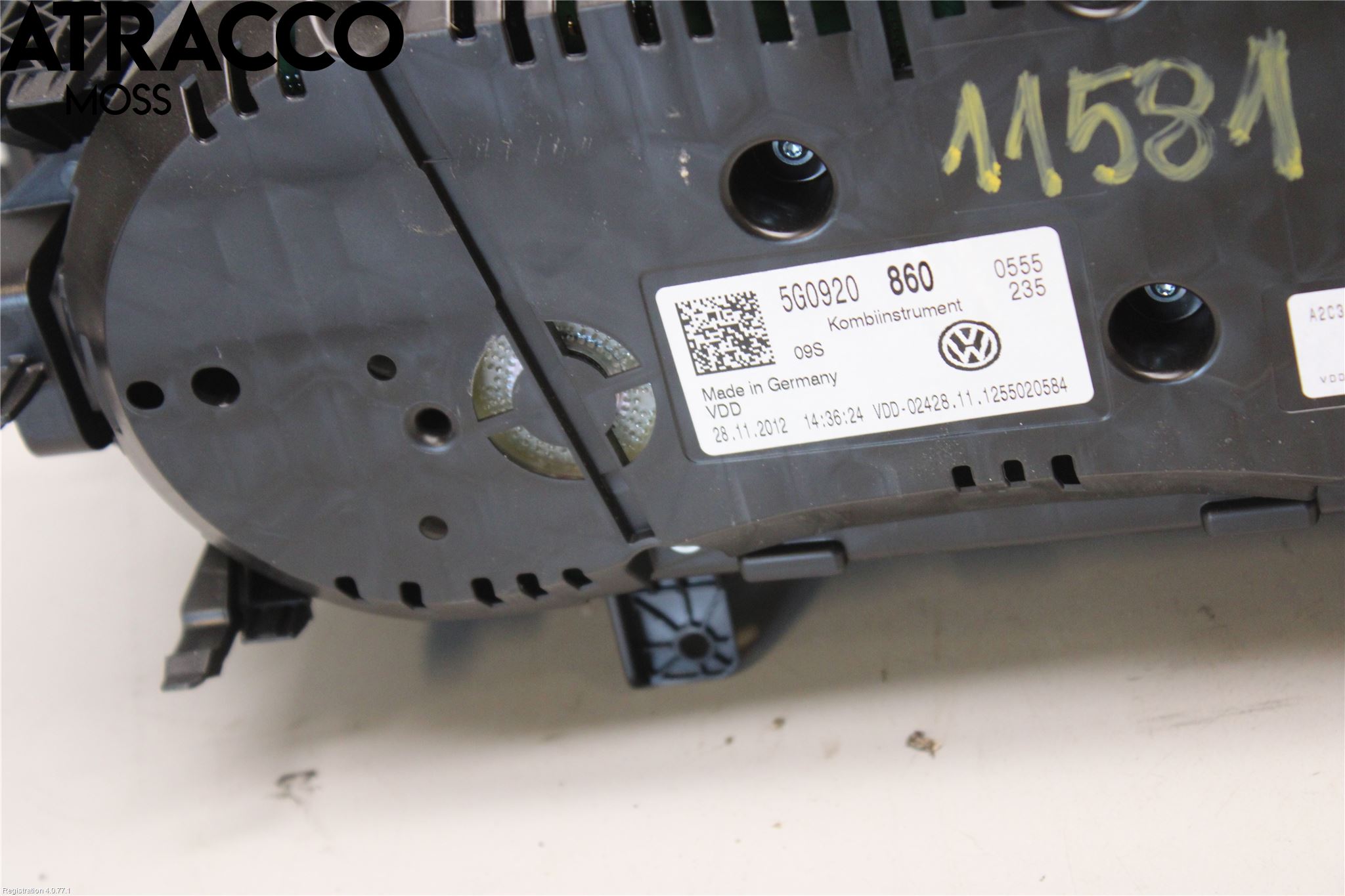 Volkswagen VW GOLF / E-GOLF VII 13-20 Instrument Komb