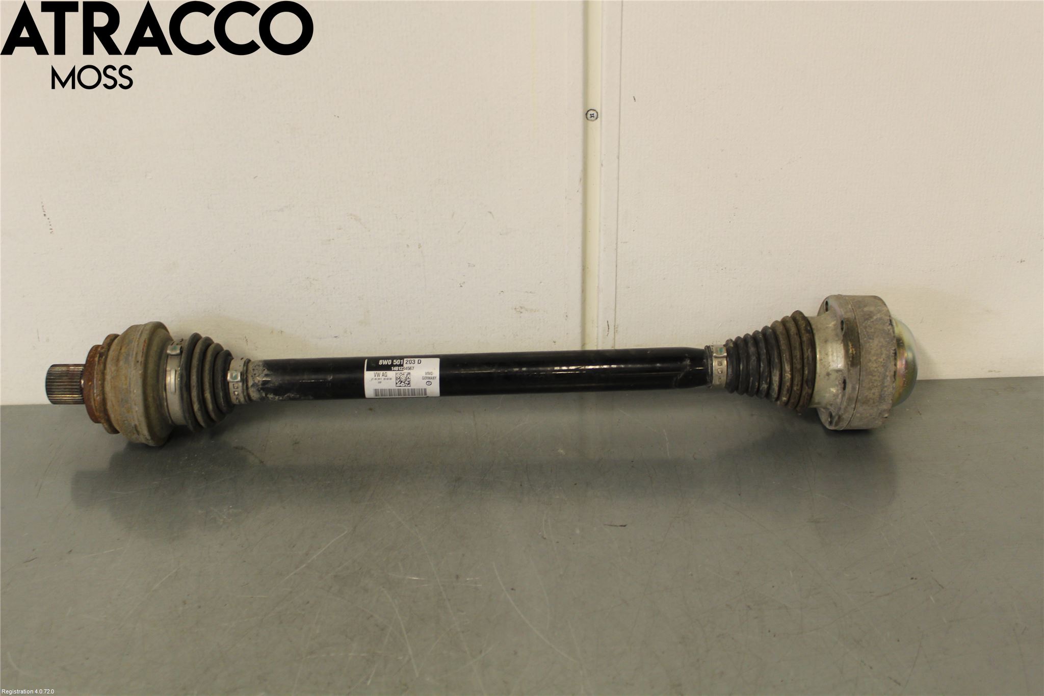 Audi A4/S4 B9 16-19 Drivaxel Bak Höger